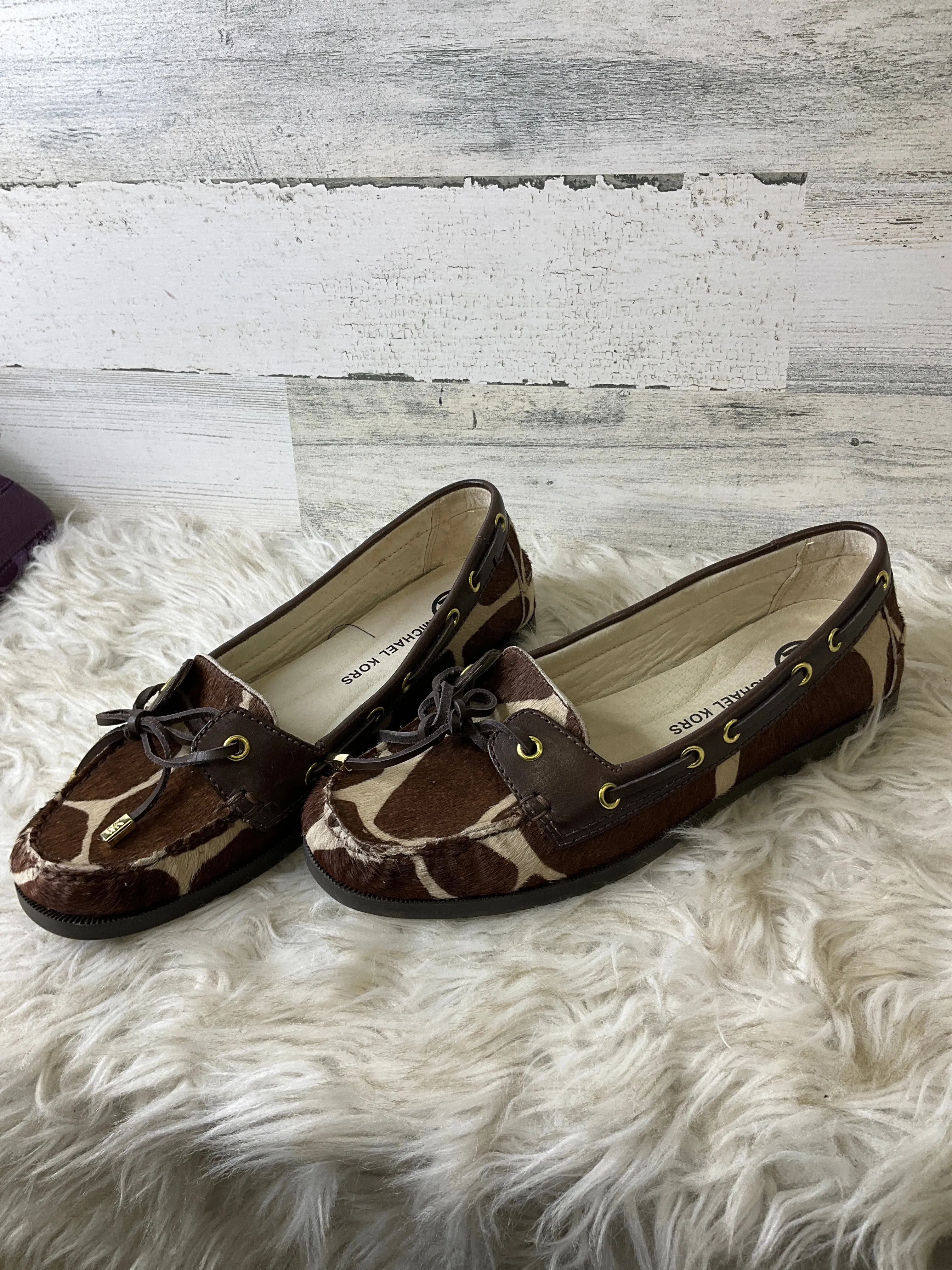 Shoes Flats By Michael Kors In Brown, Size: 10 Training Shoes Flat Feet