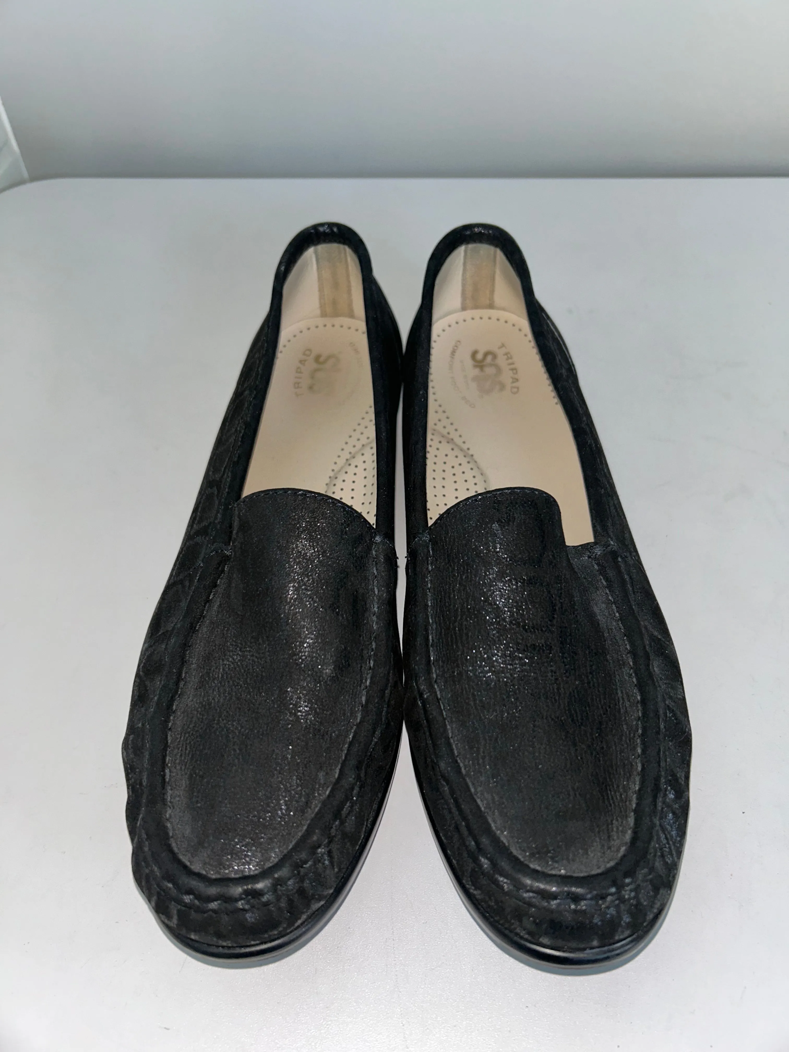 Flat Shoes Strap Shoes Flats By Sas In Black, Size: 11