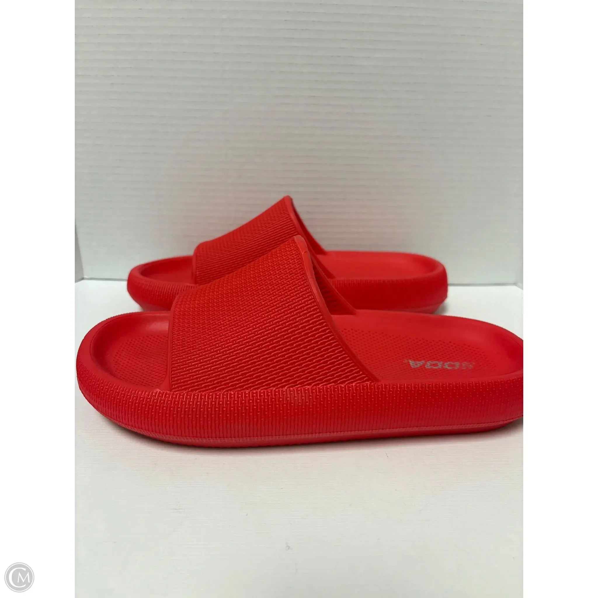 Shoes Flats By Soda In Red, Size: 9 Casual Relaxed Shoes