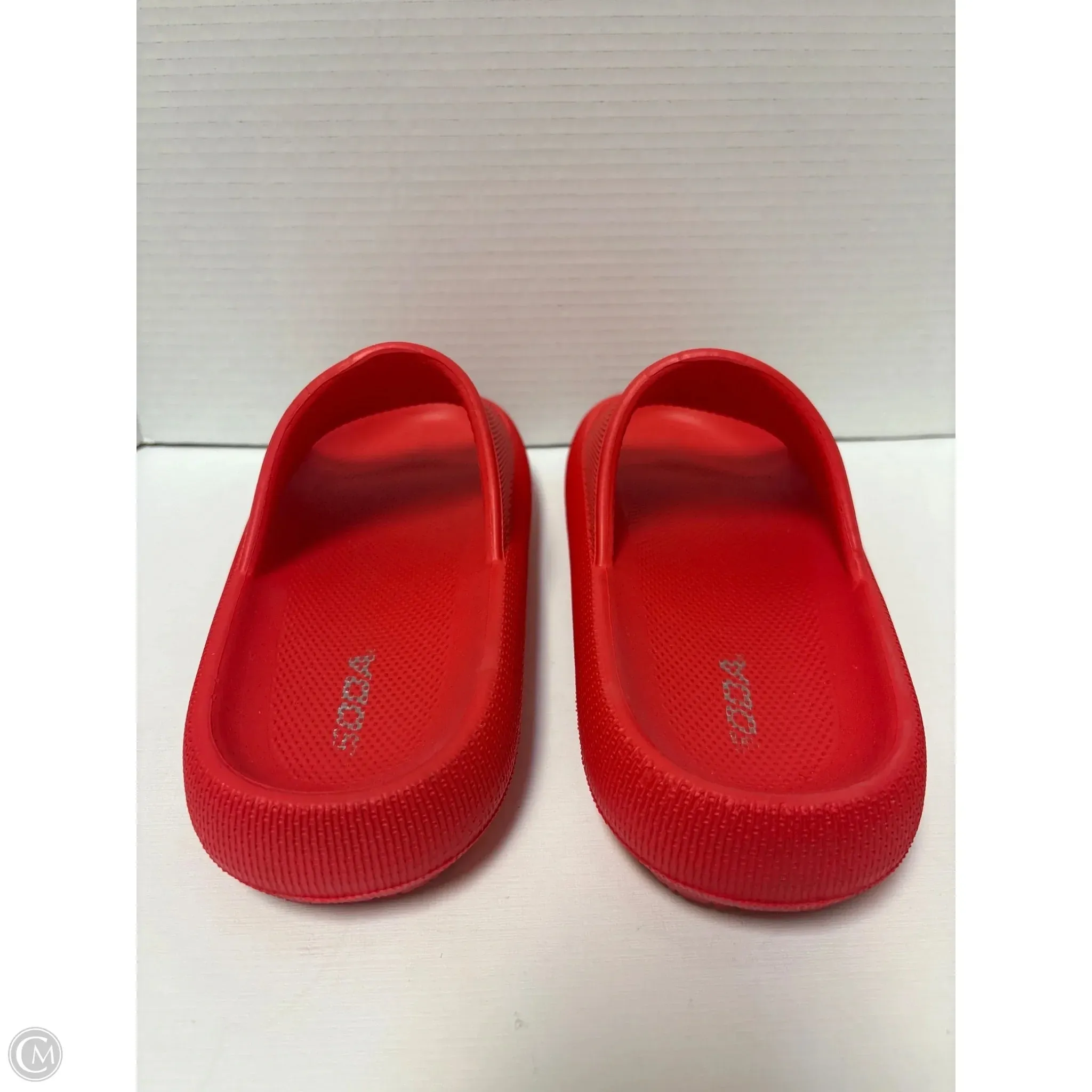 Air Max Sc Leather Casual Shoes Shoes Flats By Soda In Red, Size: 9