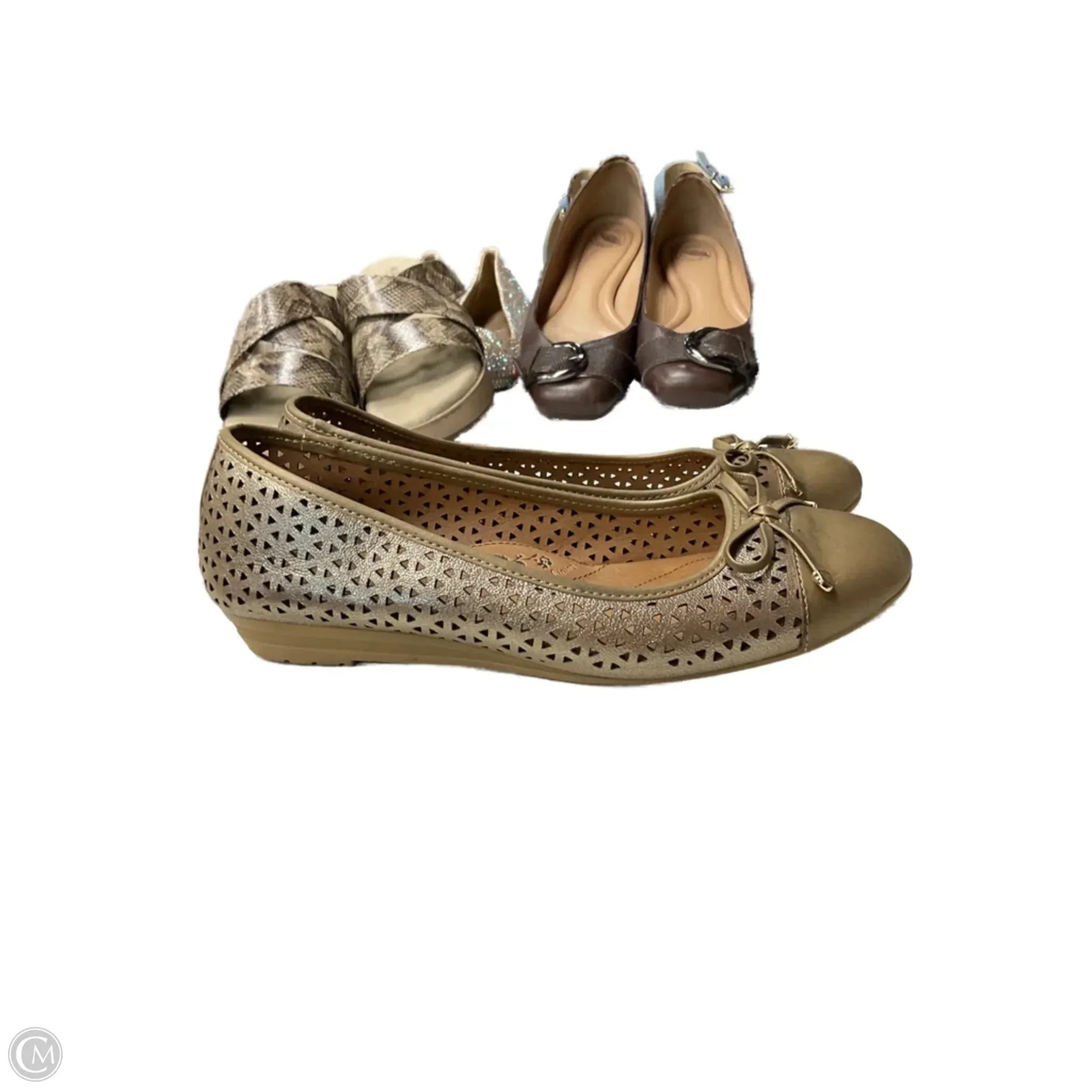 Shoes Business Shoes Flats By Sofft In Gold, Size: 10