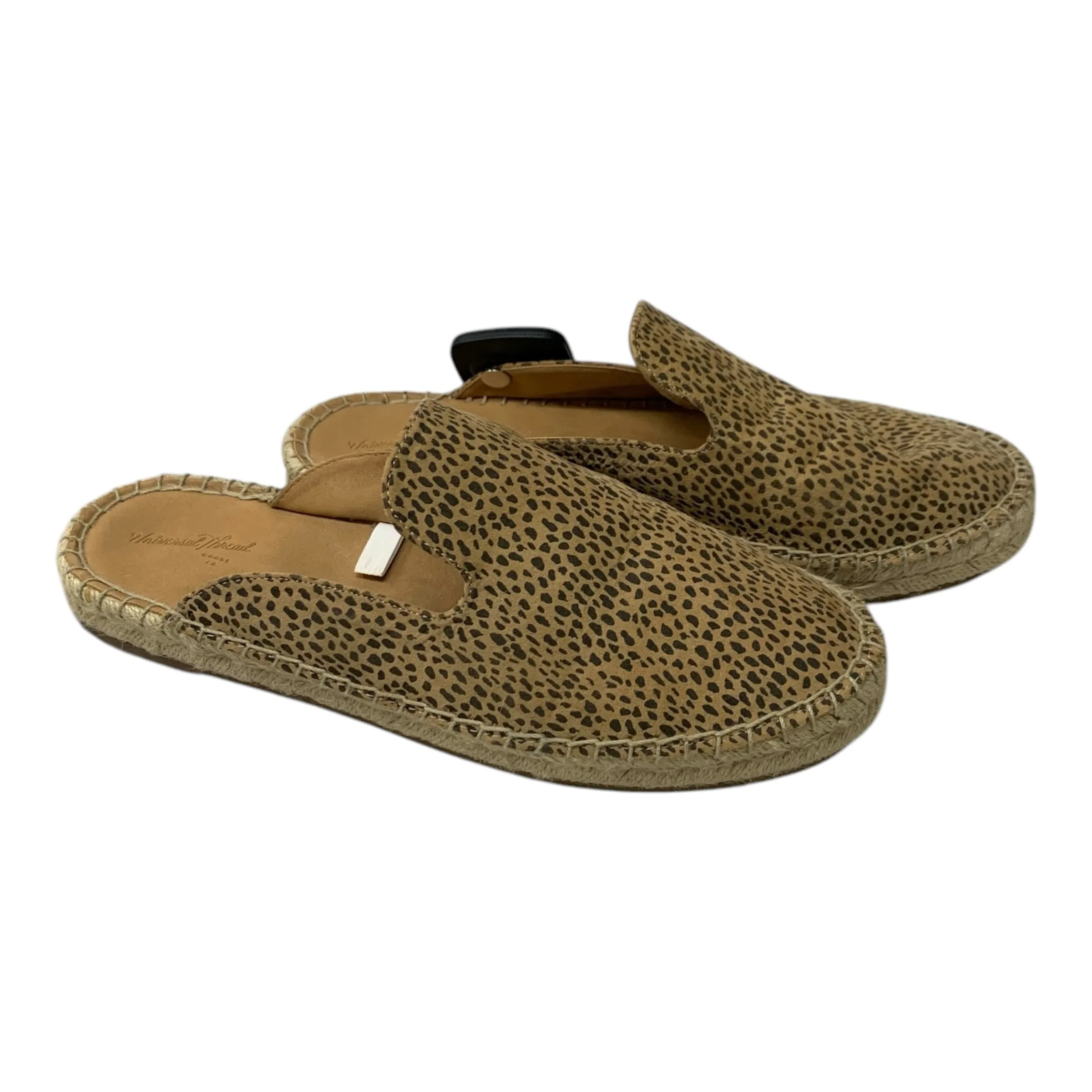 Flat Shoes Nevada Hitam Shoes Flats By Universal Thread In Animal Print, Size: 8