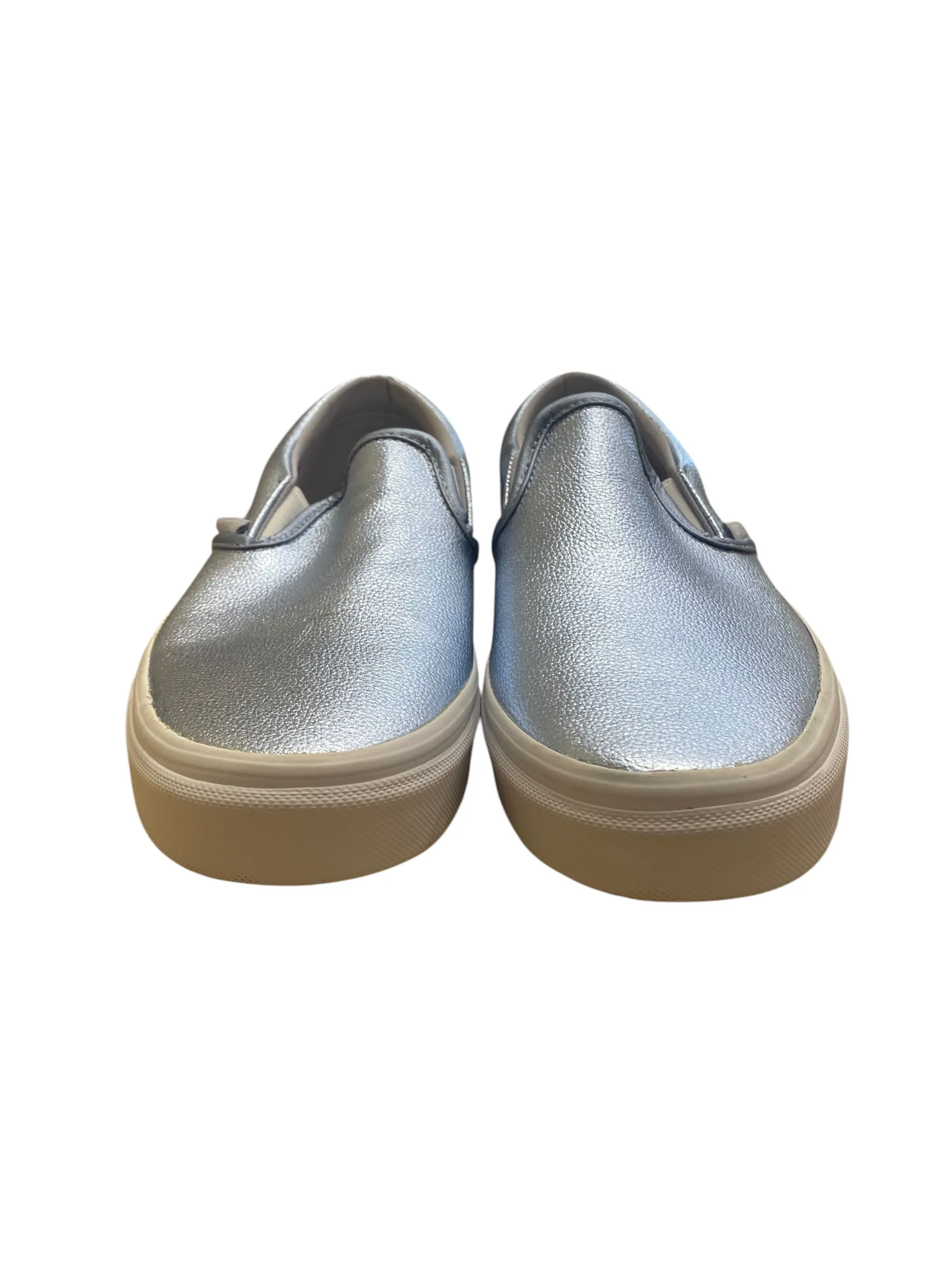 Good Cross Training Shoes Shoes Flats By Vans In Silver, Size: 10