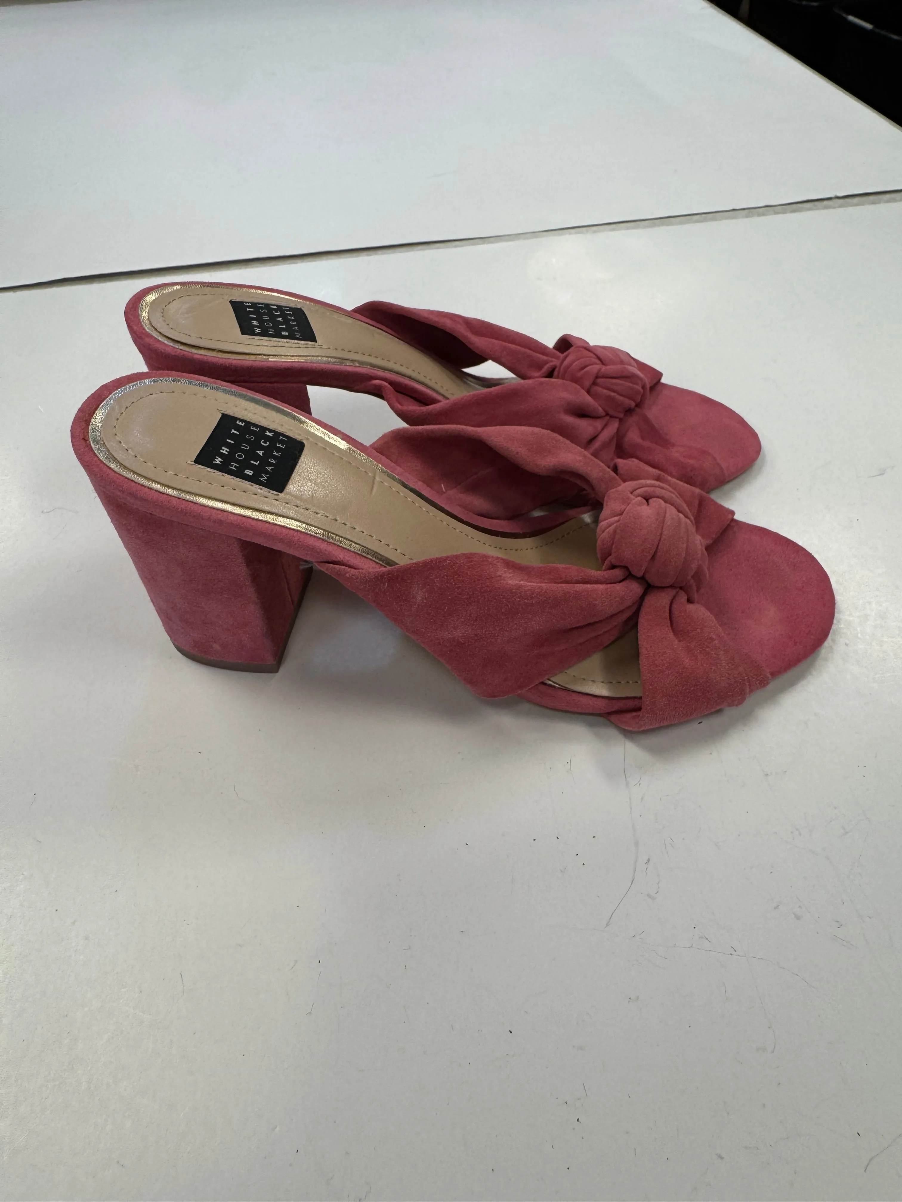 Sneakers Shoes Casual Shoes Heels Block By White House Black Market In Pink, Size: 6.5