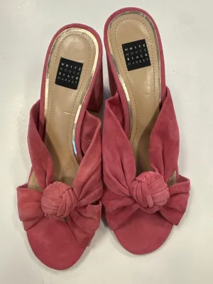 Narrow Shoes Casual Shoes Heels Block By White House Black Market In Pink, Size: 6.5
