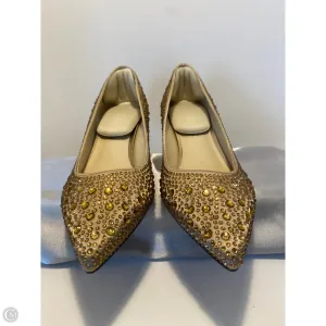 Shoes Heels Kitten By Clothes Mentor In Gold, Size: 7.5 Size 15 Casual Shoes
