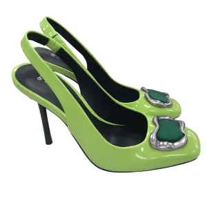 Shoes Heels Stiletto By Gianni Bini In Green, Size:5.5 High Heels Reference