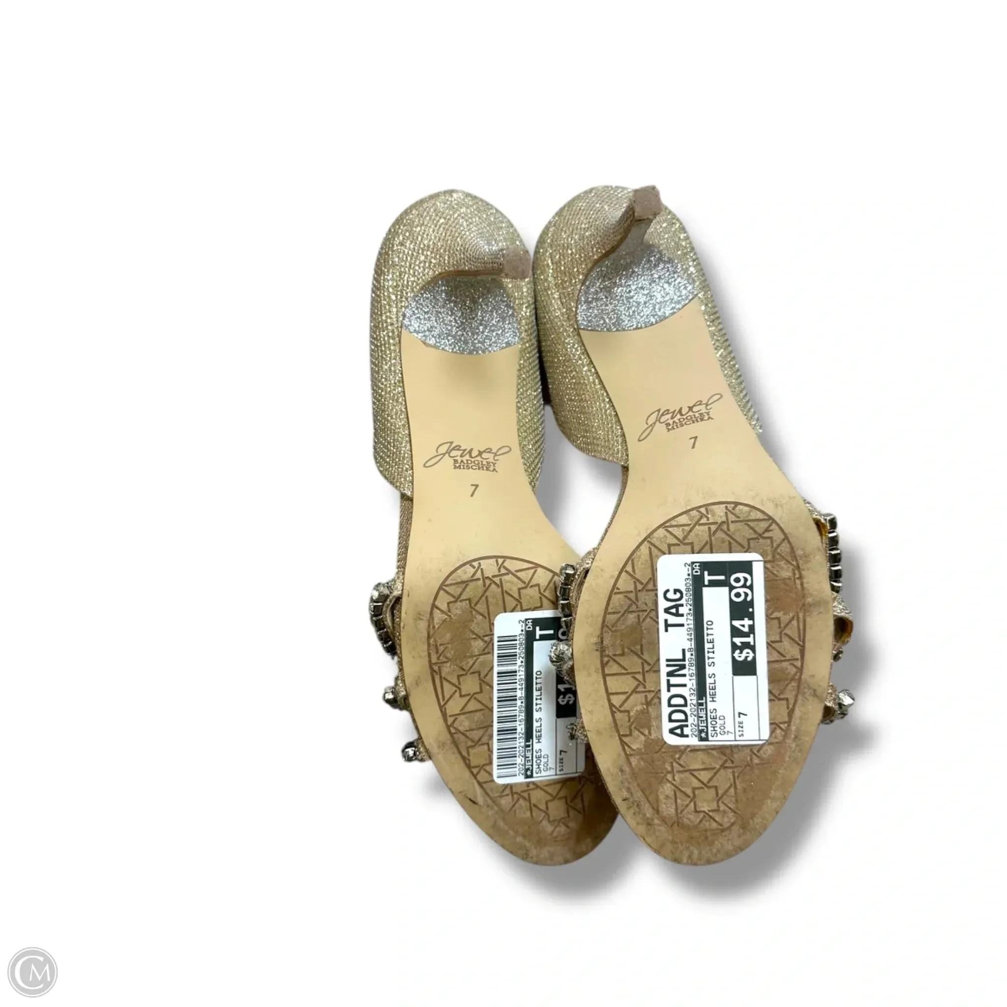 Shoes Heels Stiletto By Jewell In Gold, Size: 7 Best Casual Shoes To Wear With Skinny Jeans