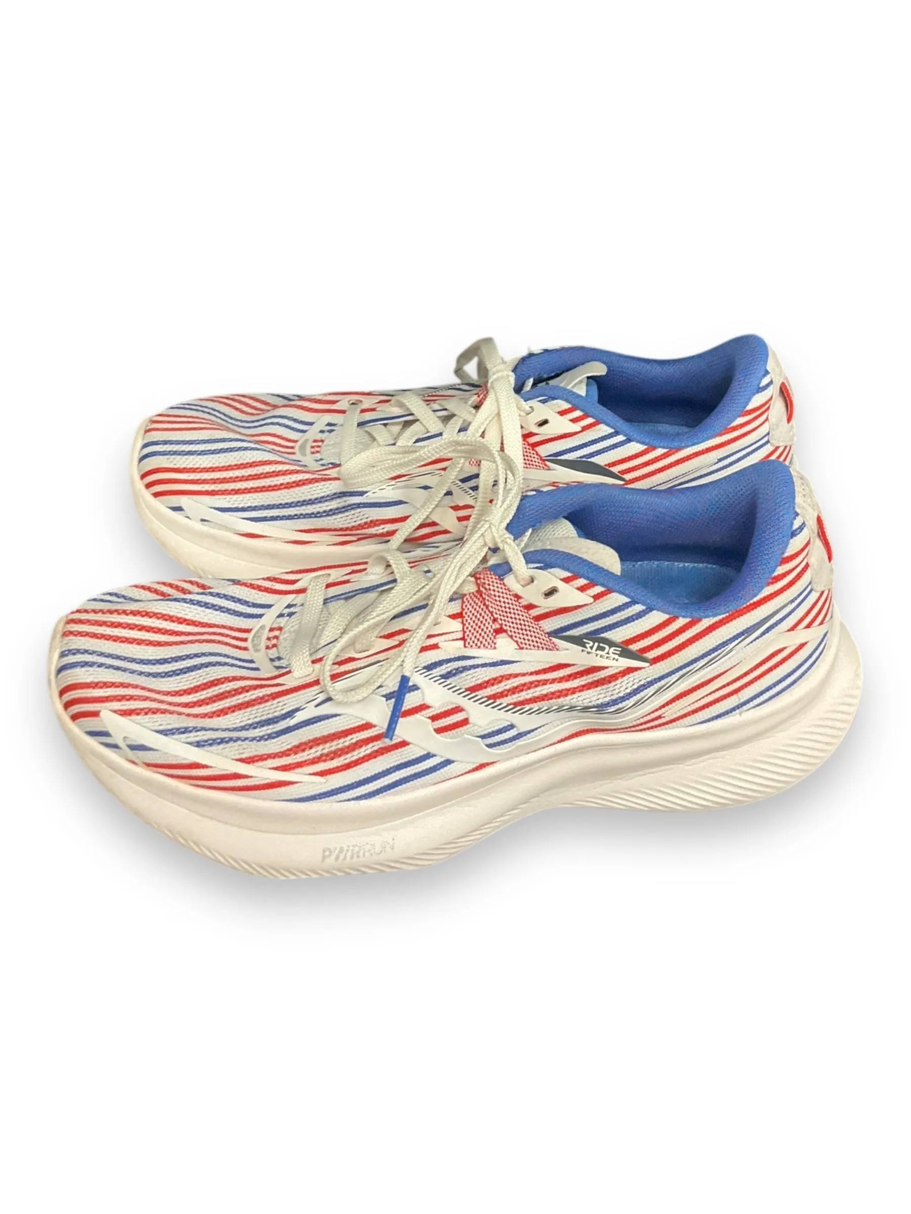 Ride Millennium Casual Shoes Shoes Sneakers By Clothes Mentor In Blue & Red & White, Size: 7.5