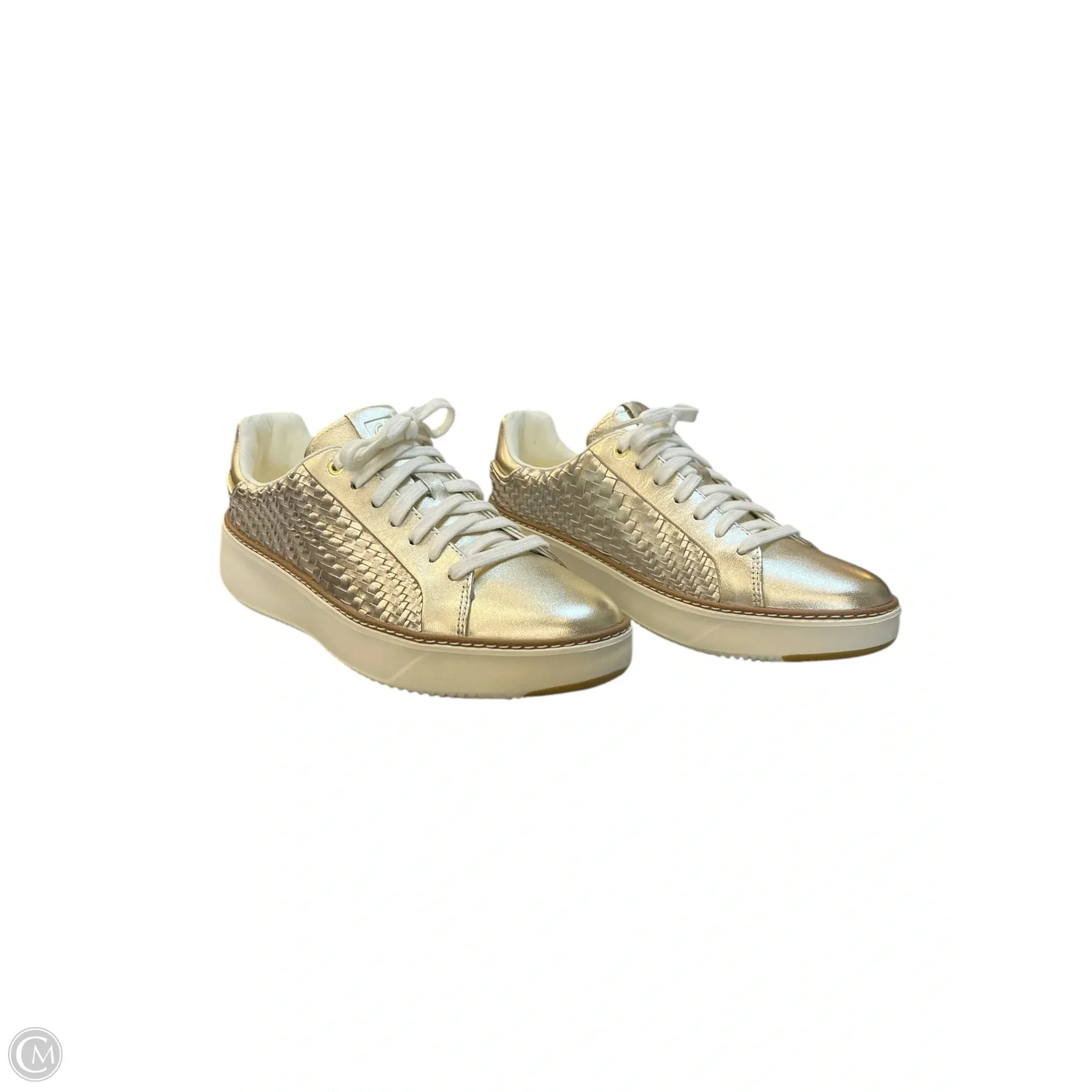 Shoes Sneakers By Cole-haan In Gold, Size: 8.5 Comfortable Dress Casual Shoes