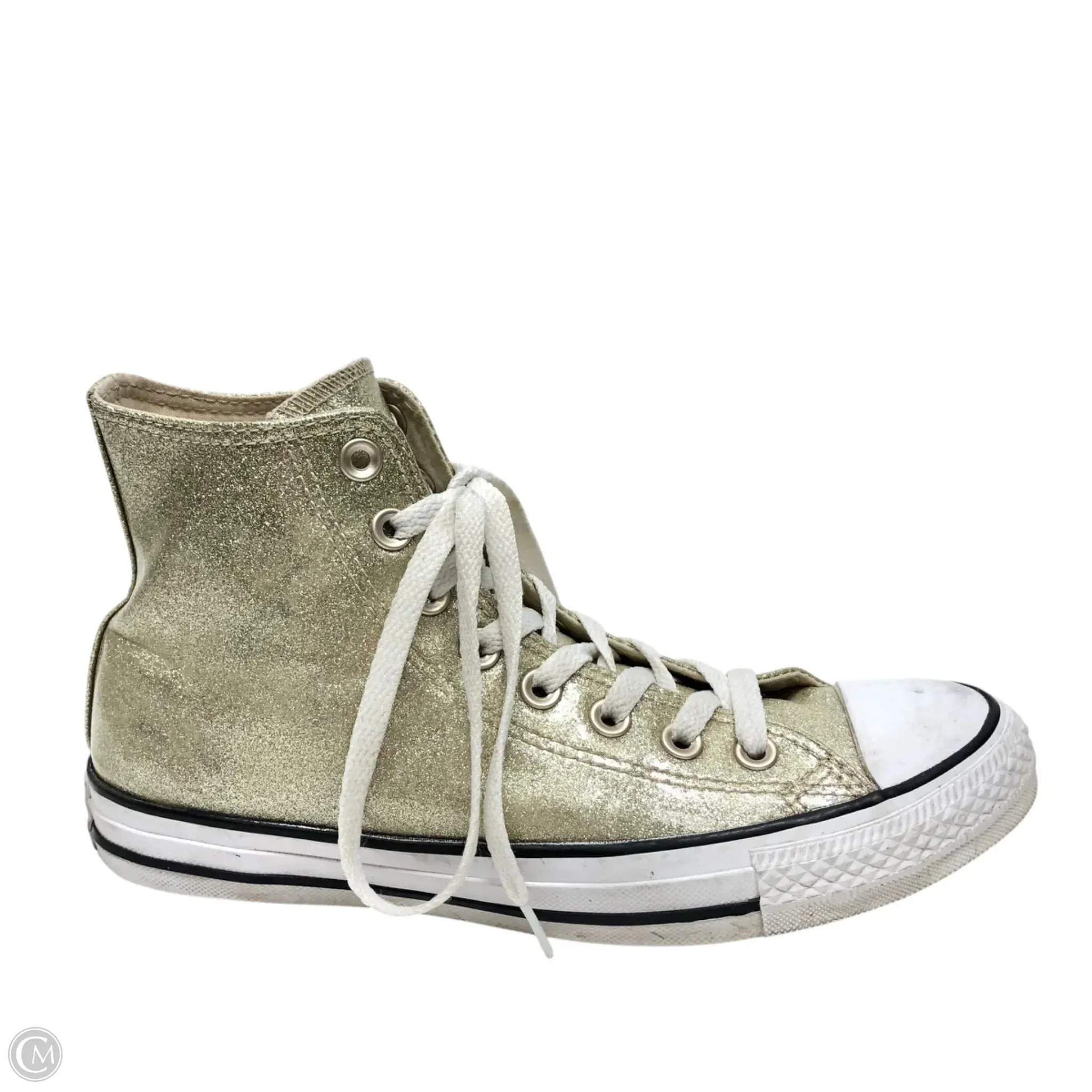 Open Toe Shoes Business Casual Shoes Sneakers By Converse In Gold, Size: 9
