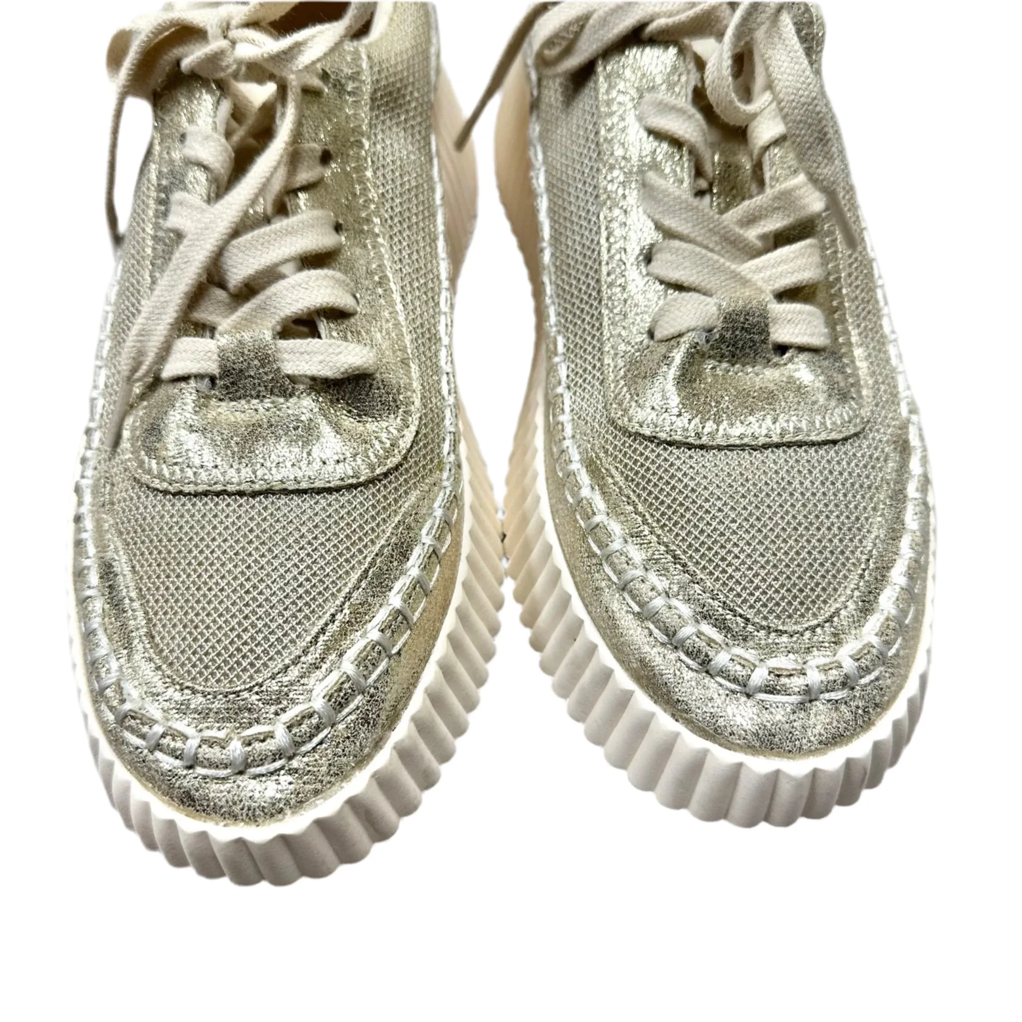 Shoes Sneakers By Dolce Vita In Gold, Size: 7.5 Casual Shoes That Look Like Dress Shoes