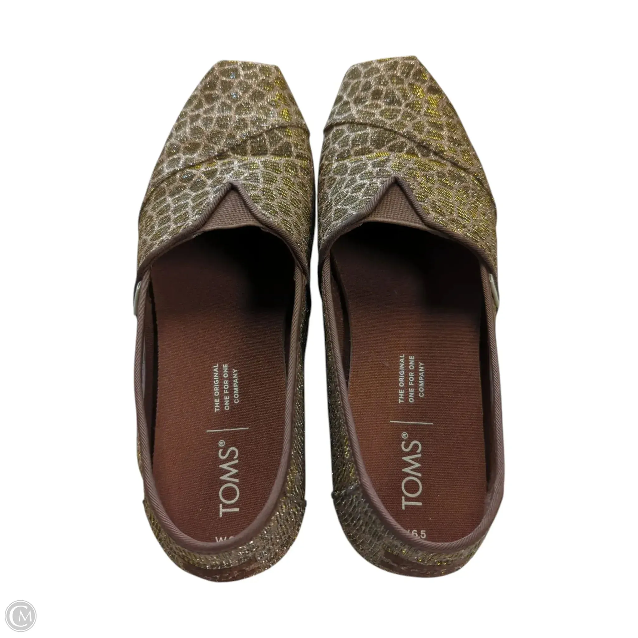 Jack And Jones Casual Shoes Shoes Sneakers By Toms In Gold, Size: 6.5