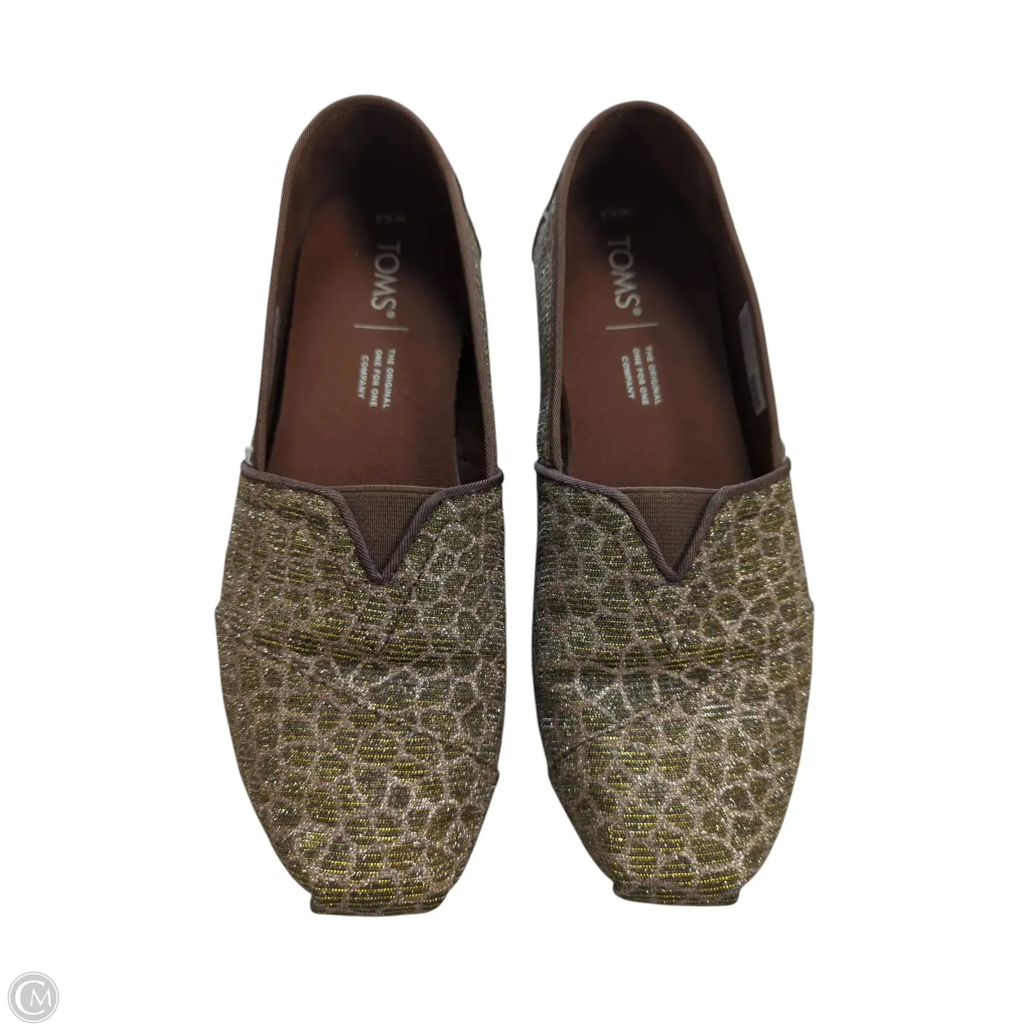 Shoes Sneakers By Toms In Gold, Size: 6.5 Caterpillar Casual Shoes