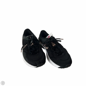 Shoes Athletic By Nike In Black & Gold, Size: 8.5 Handmade Casual Leather Shoes