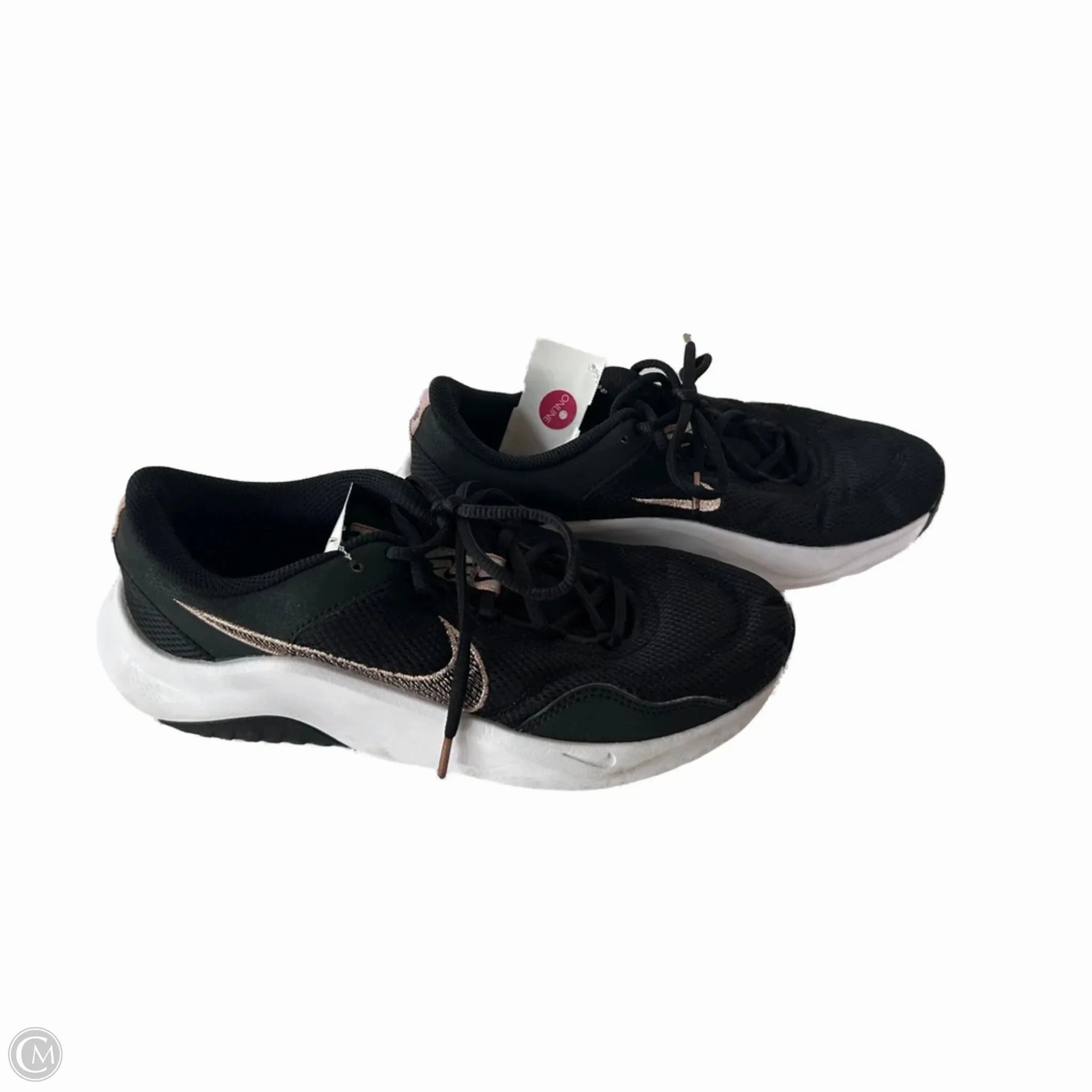 Shoes Athletic By Nike In Black & Gold, Size: 8.5 Classy Casual Shoes