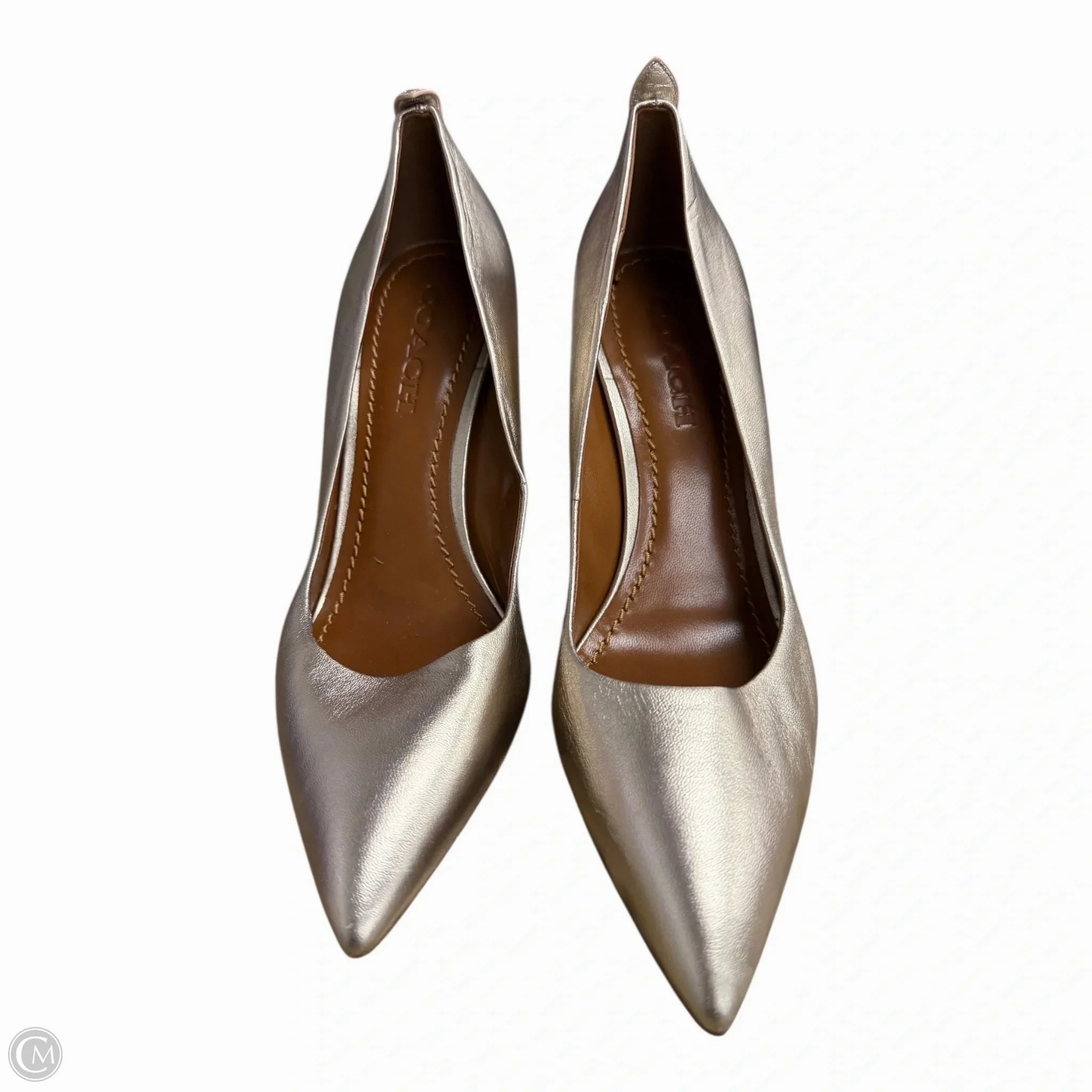 Fall Casual Shoe Trends 2024 Shoes Designer By Coach In Gold, Size: 8.5