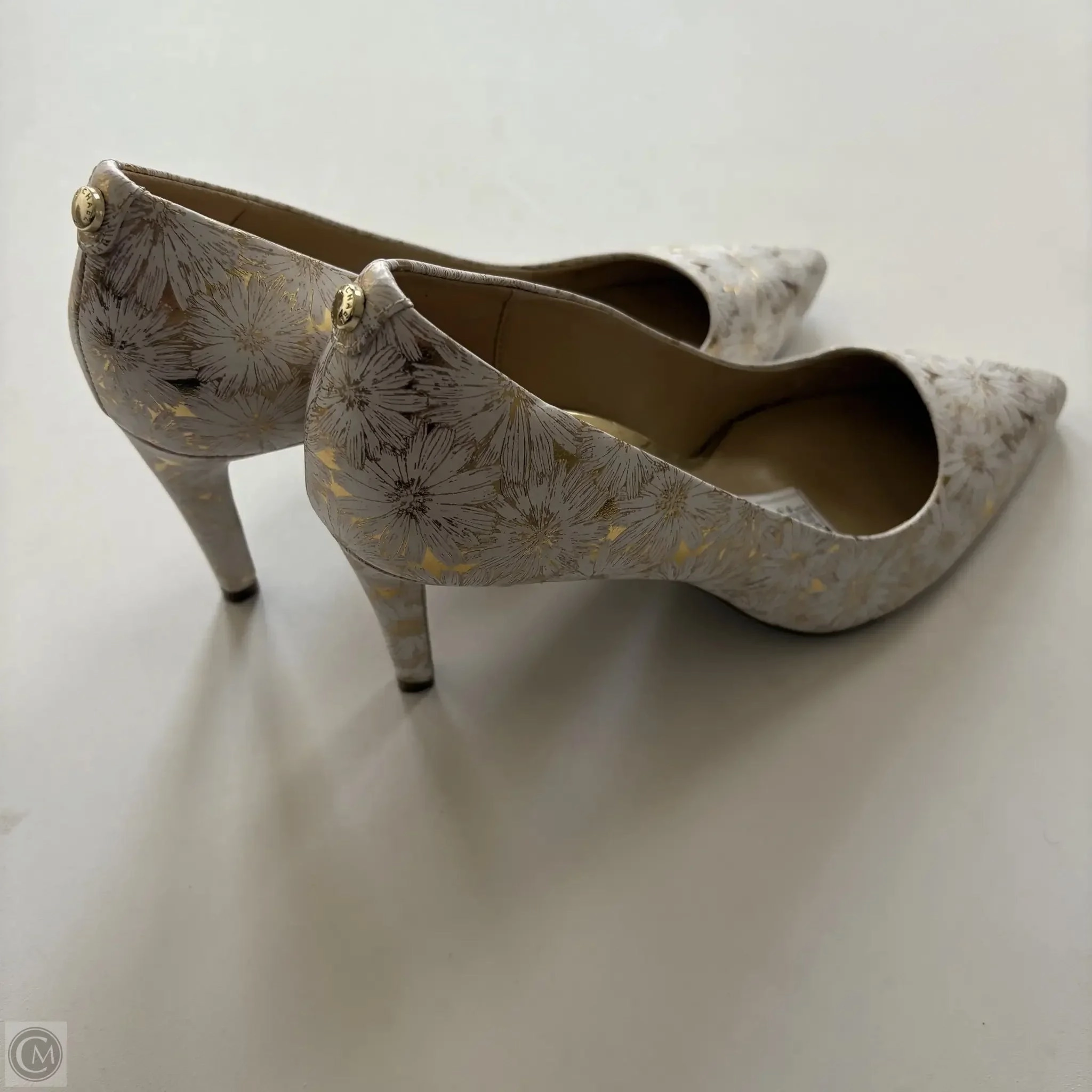 Shoes Designer By Michael Kors In Gold, Size: 9.5 Smart Casual Office Shoes