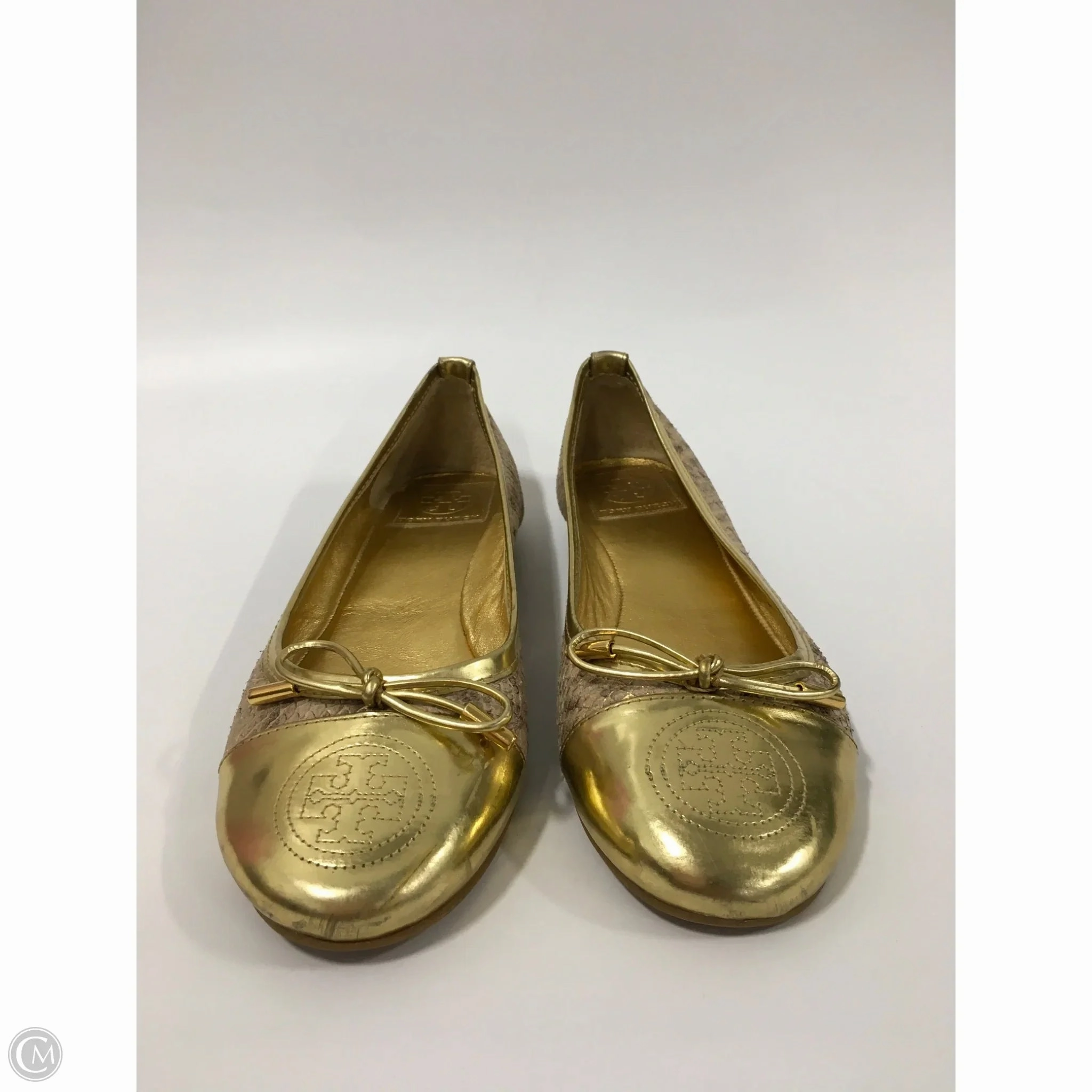 Shoes Designer By Tory Burch In Gold, Size: 7 Best Winter Business Casual Shoes