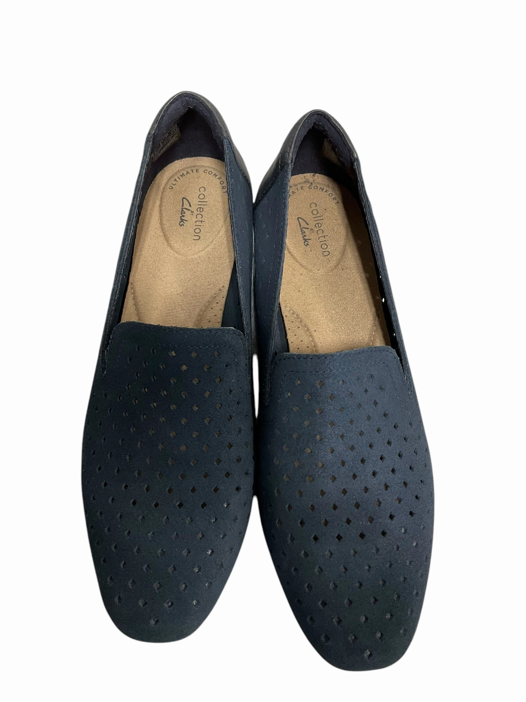 Shoes Flats By Clarks In Blue, Size: 6.5 Slingback Shoes