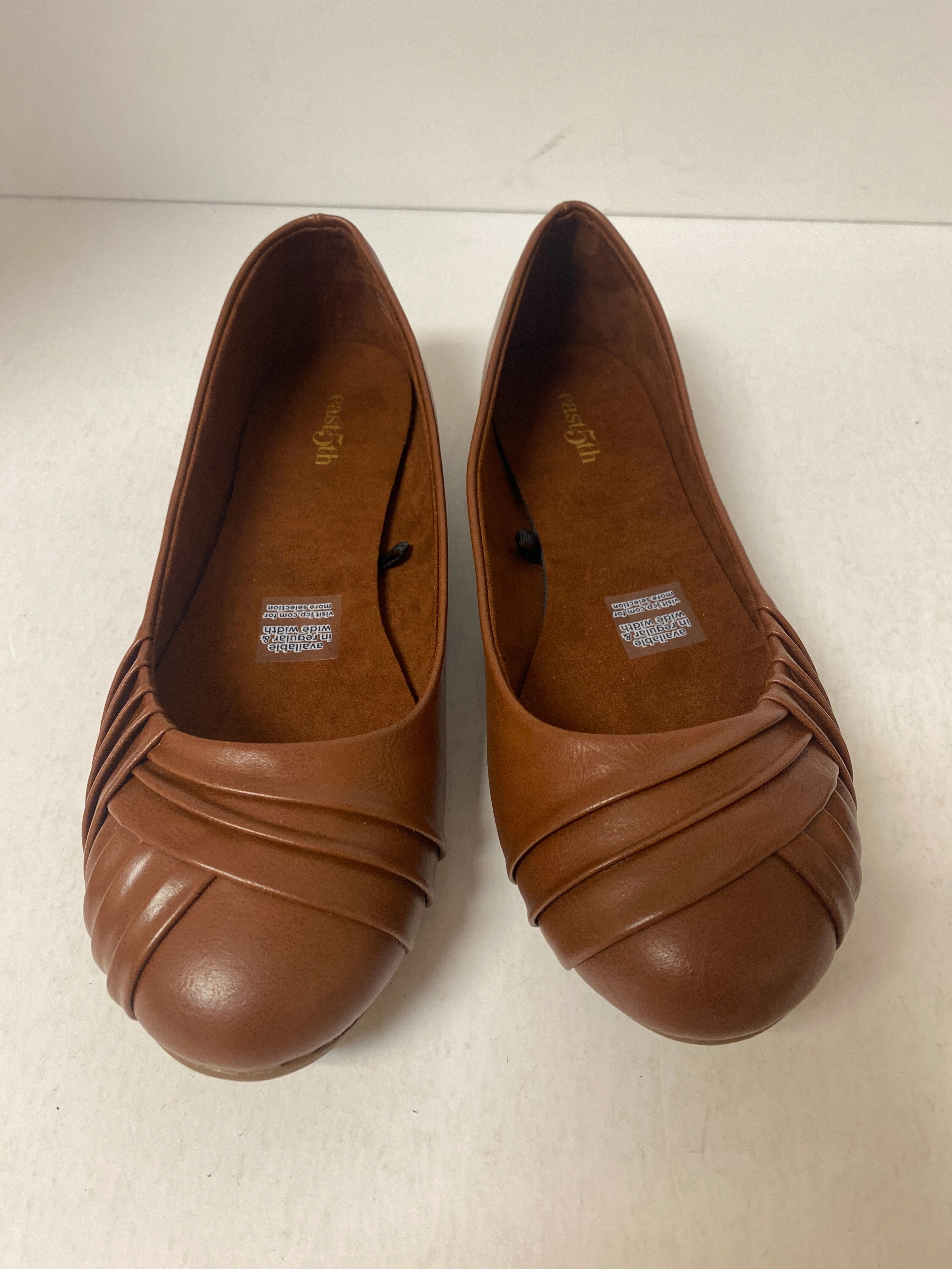 Shoes Flats By East 5th In Brown, Size: 6.5 Flat Lace Shoes