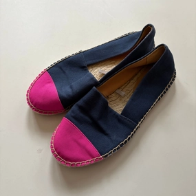 Flat Shoes For Weight Lifting Shoes Flats By J. Crew In Blue & Pink, Size: 7