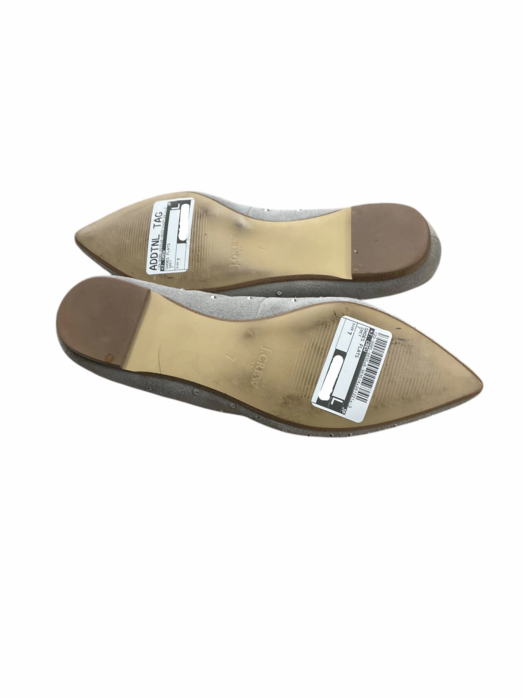 Shoes Flats By J. Crew In Grey, Size: 7 Flat Shoes Near Me