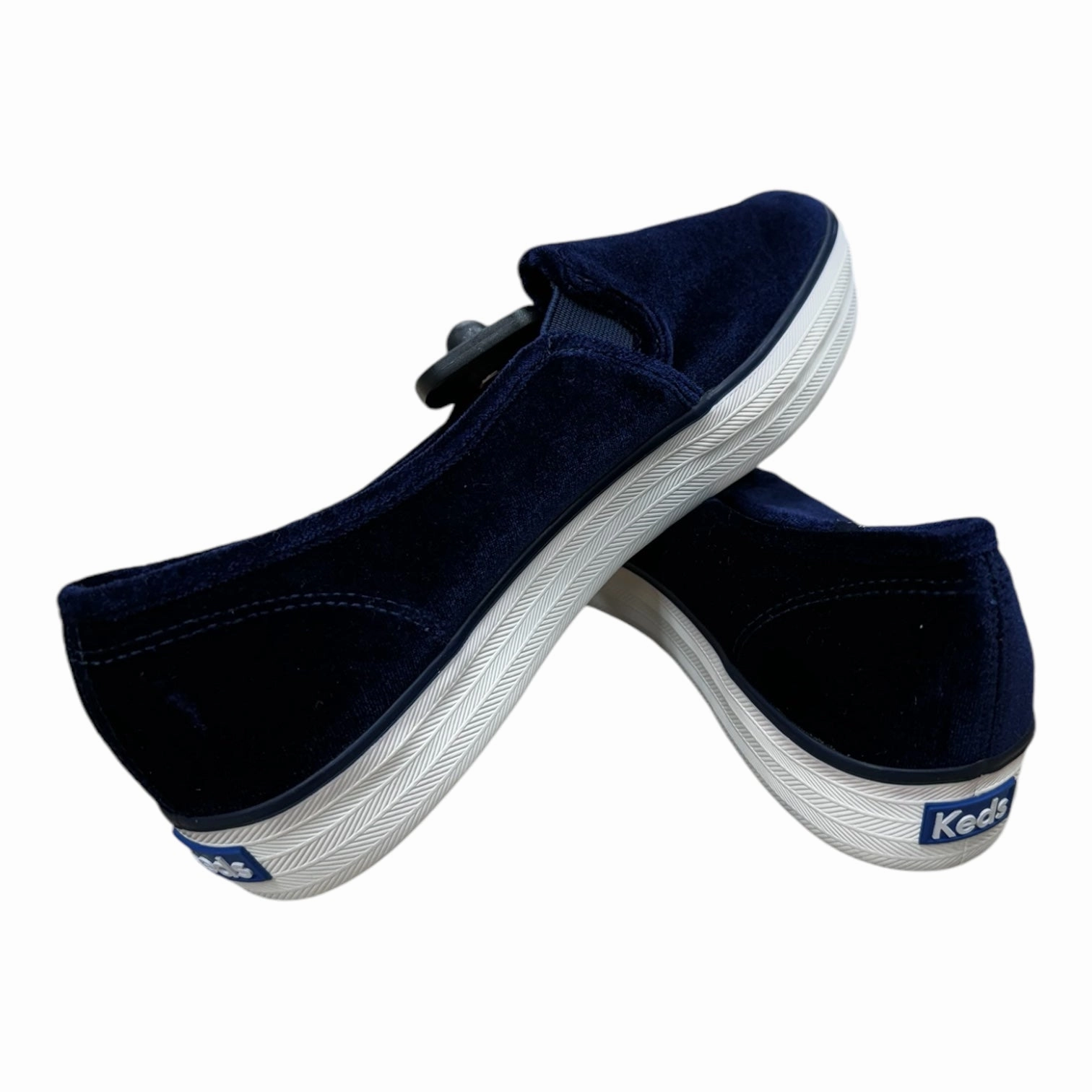 Best Flat Foot Running Shoes Shoes Flats By Keds In Blue & White, Size: 10