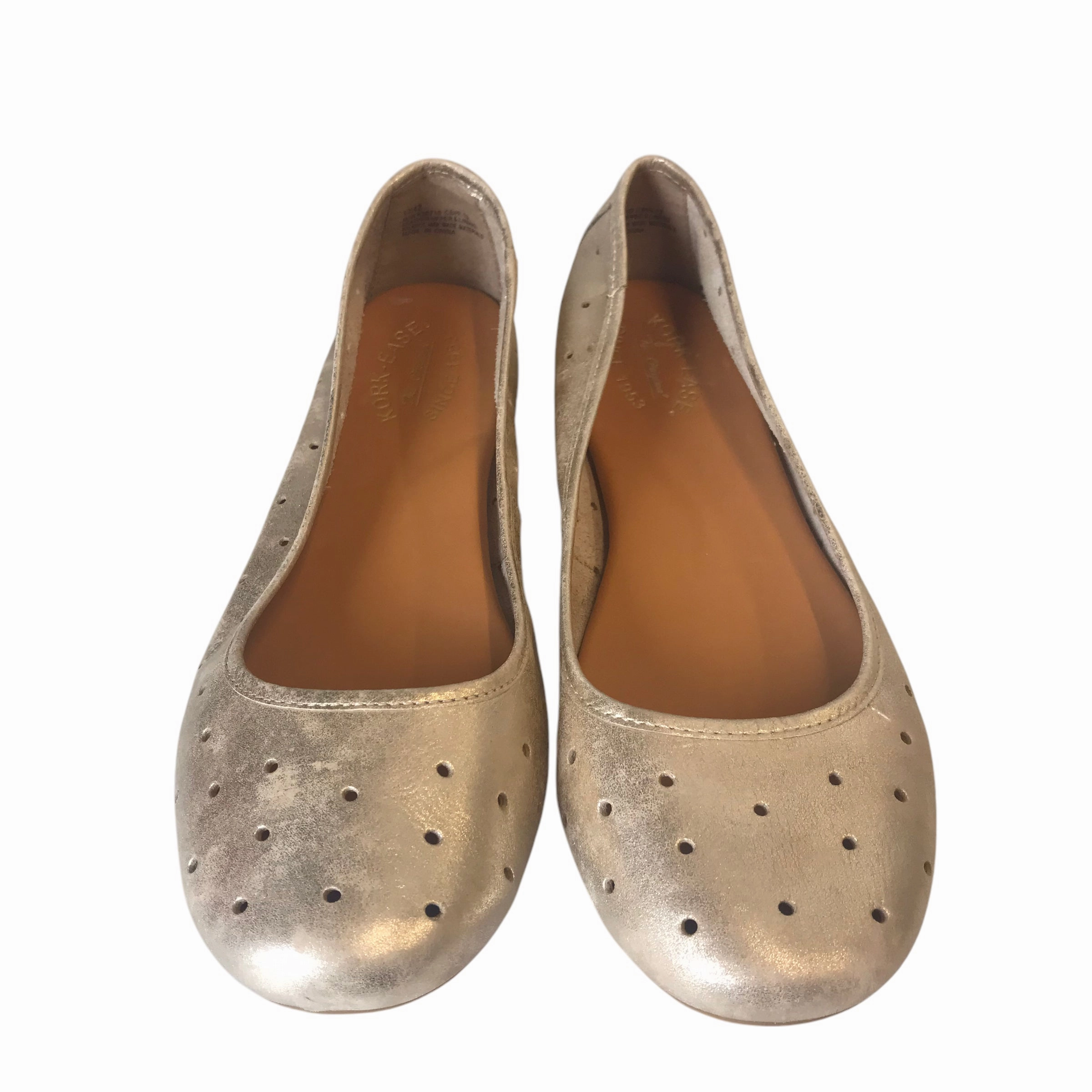 SHOES FLATS by KORK EASE In GOLD, Size: 10 Safety Shoes For Flat Feet