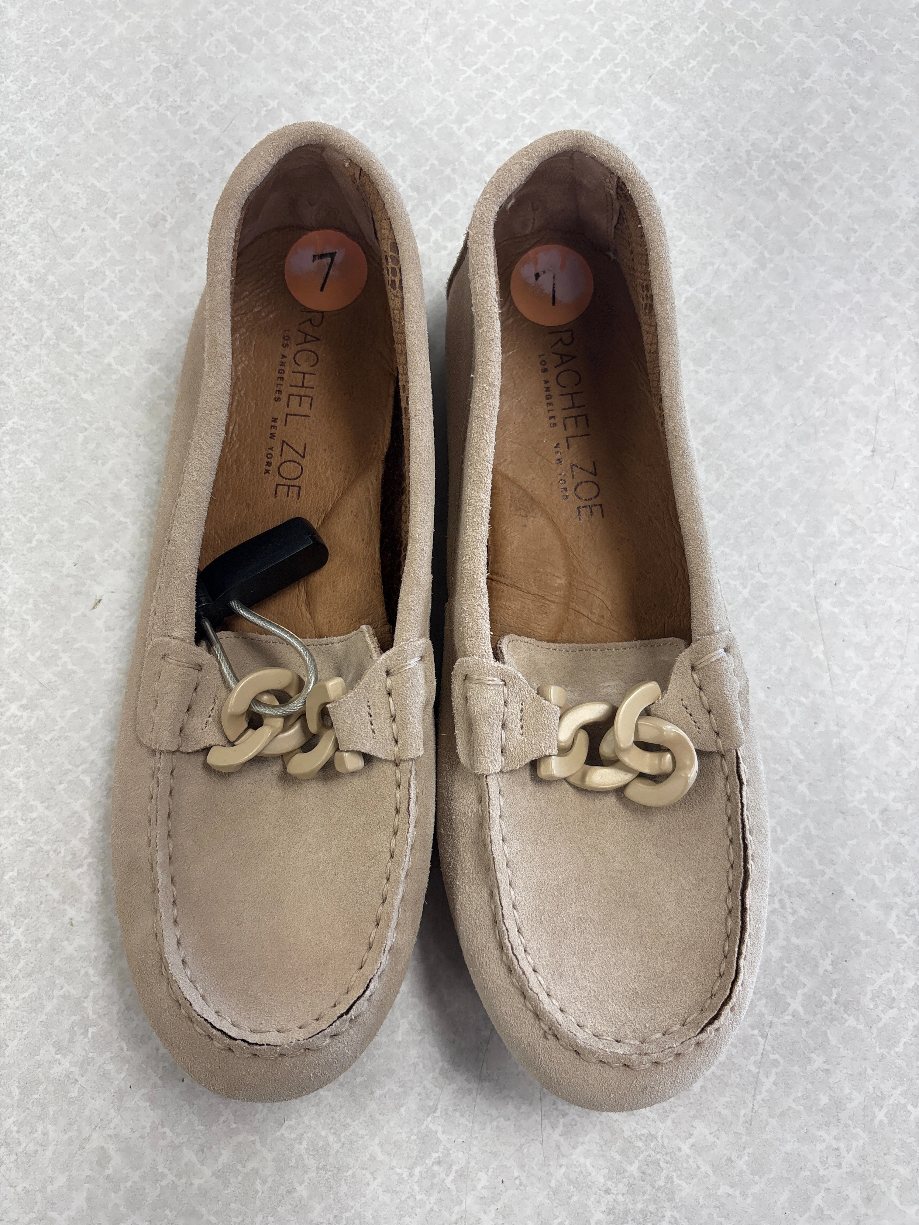 Glitter Flat Wedding Shoes SHOES FLATS by RACHEL ZOE In TAN, Size: 7