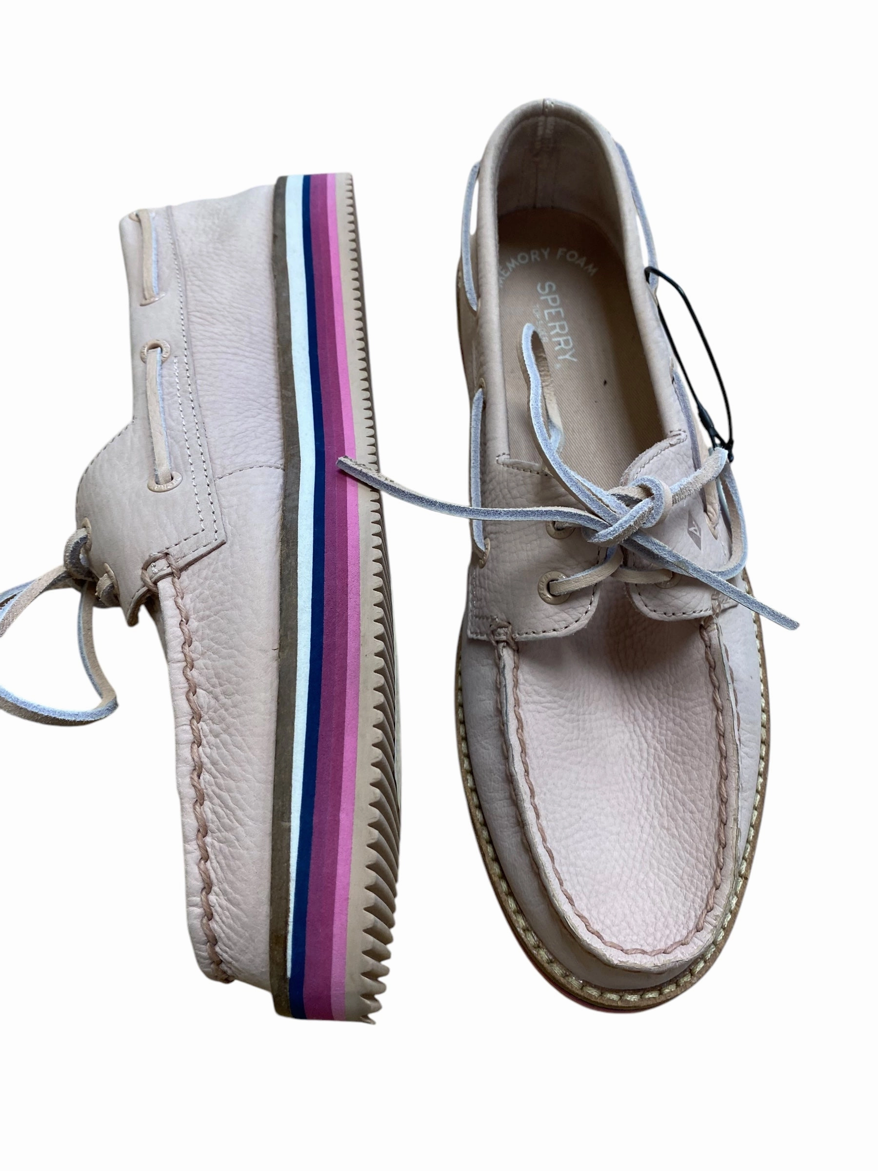 Flat Pedal Bicycle Shoes Shoes Flats By Sperry In Pink, Size: 9