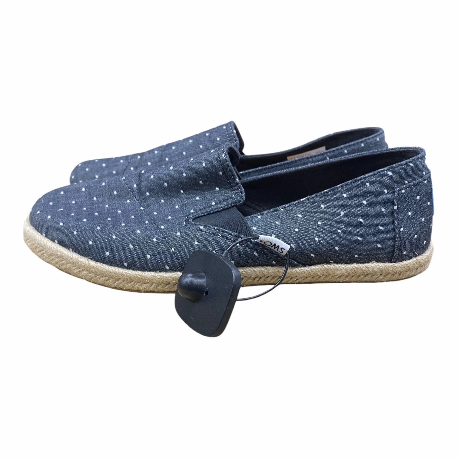 Shoes Flats By Toms In Blue, Size: 9.5 T Bar Shoes Flat