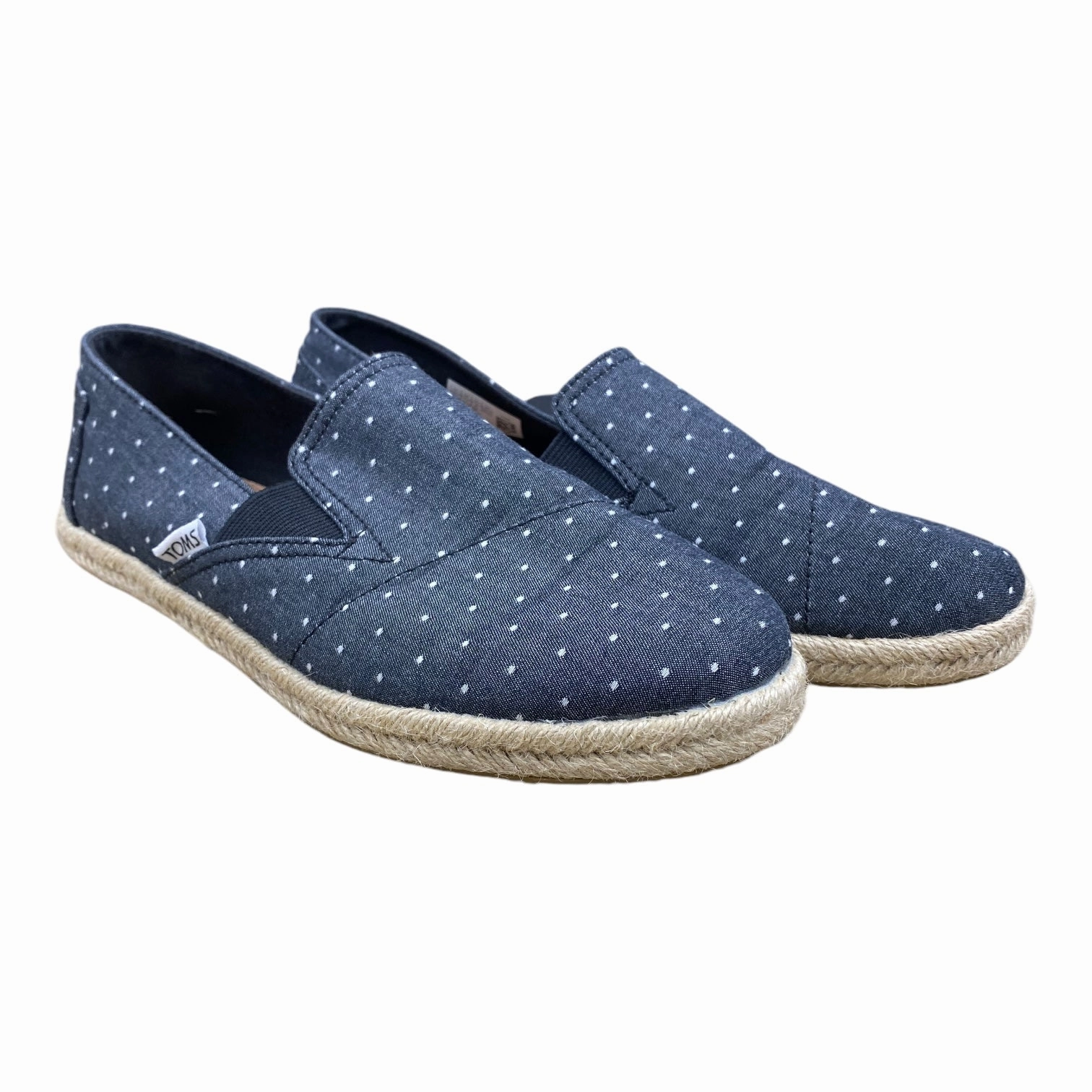 Shoes Flats By Toms In Blue, Size: 9.5 Shoes With Good Arch Support For Feet