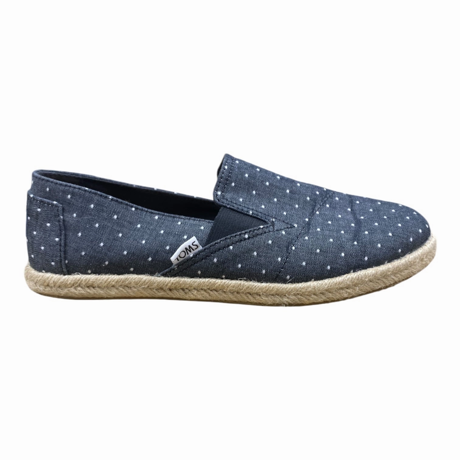 Shoes Flats By Toms In Blue, Size: 9.5 Flat Feet In Shoes