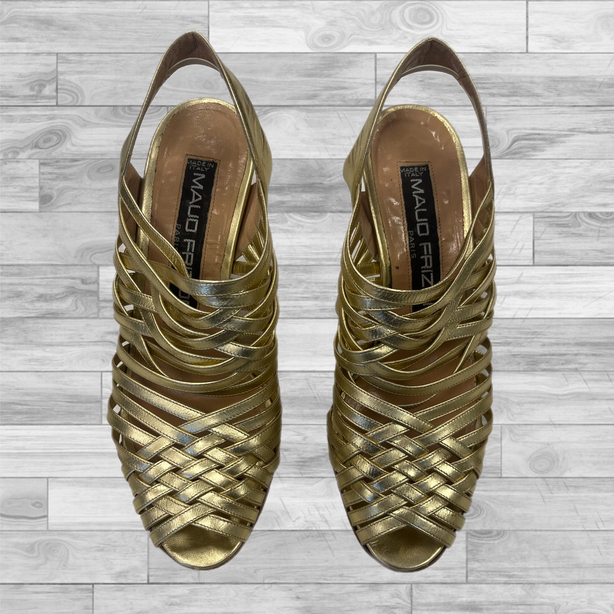 Shoes Heels Stiletto By Cmb In Gold, Size: 6 Casual Shoes With Vibram Soles