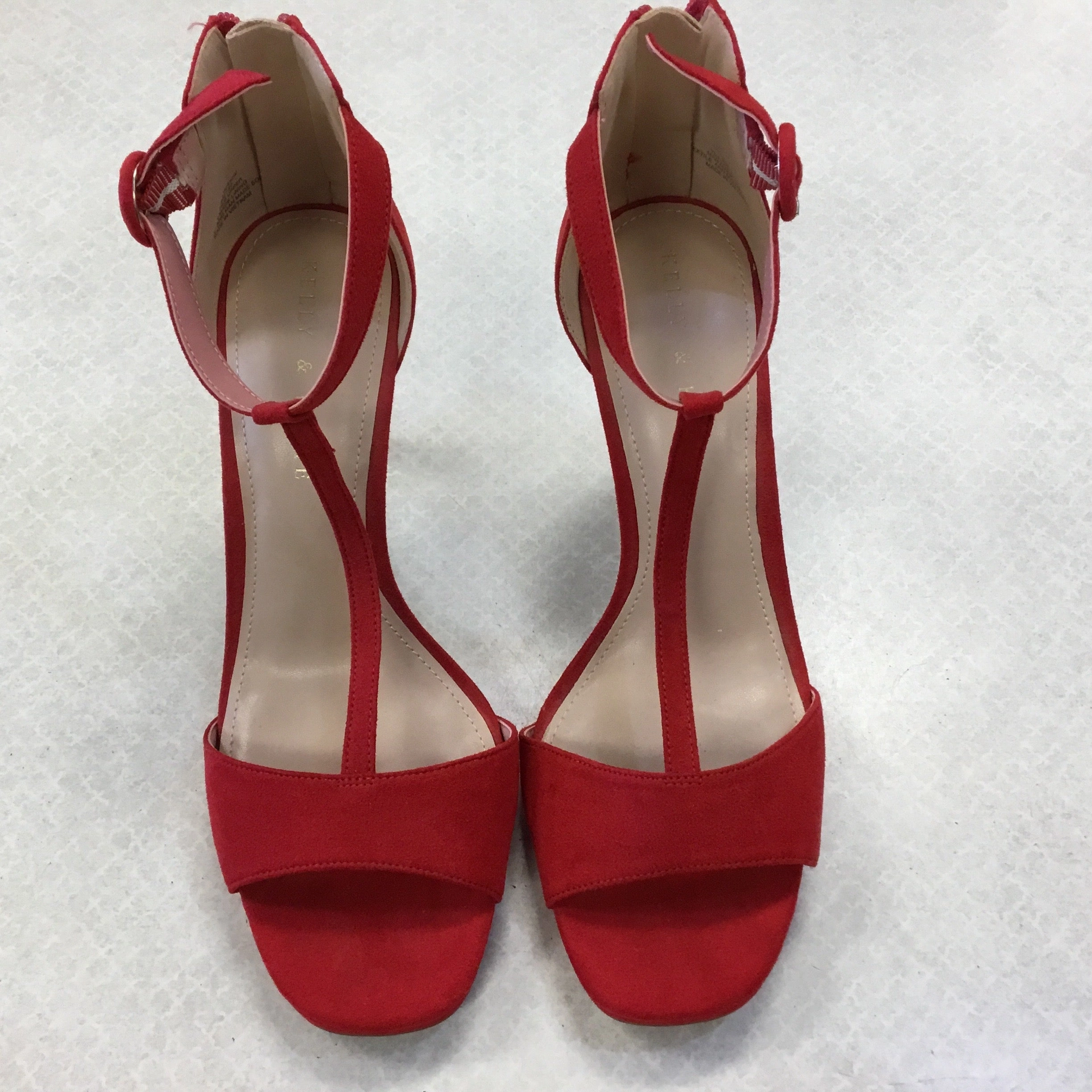 Shoes Heels Stiletto By Kelly And Katie In Red, Size: 9 Casual Flat Slip On Shoes