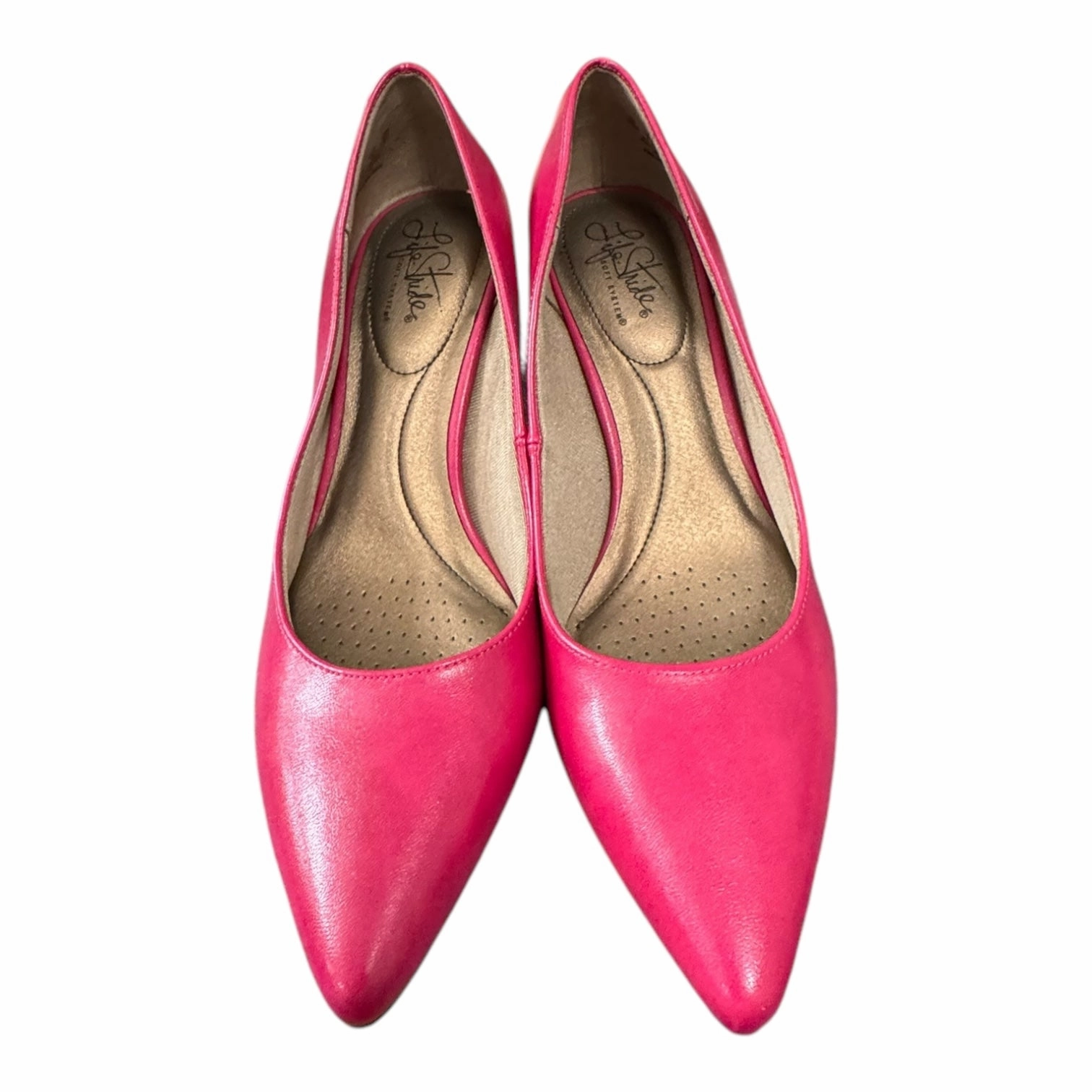 Shoes Heels Stiletto By Life Stride In Pink, Size:10 Synthetic Leather Casual Shoes