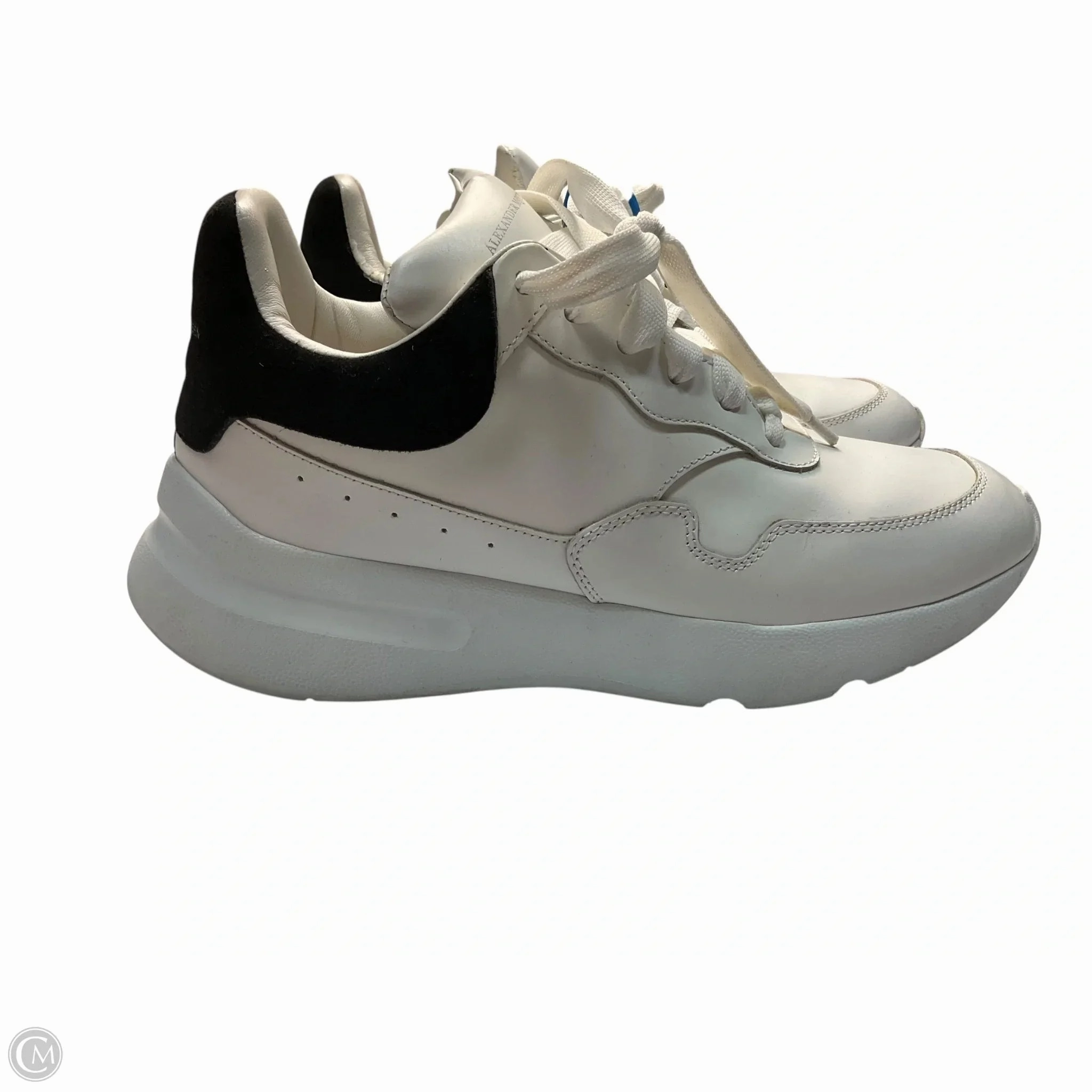 Bmw Casual Shoes Shoes Luxury Designer By Alexander Mcqueen In White, Size: 8