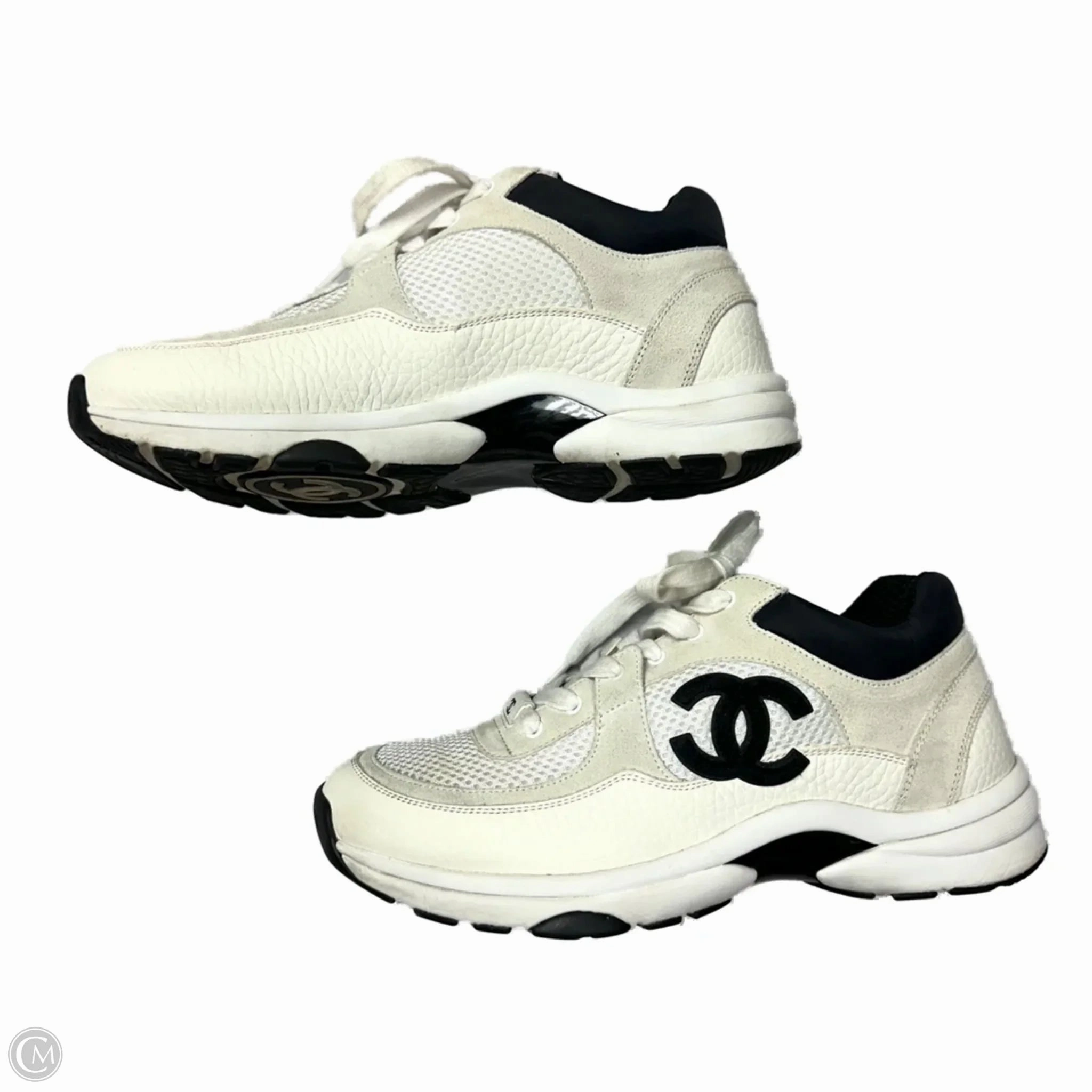 Shoes Luxury Designer By Chanel In White, Size: 8 Sneakers Casual Shoes Athletic Shoes Online Com