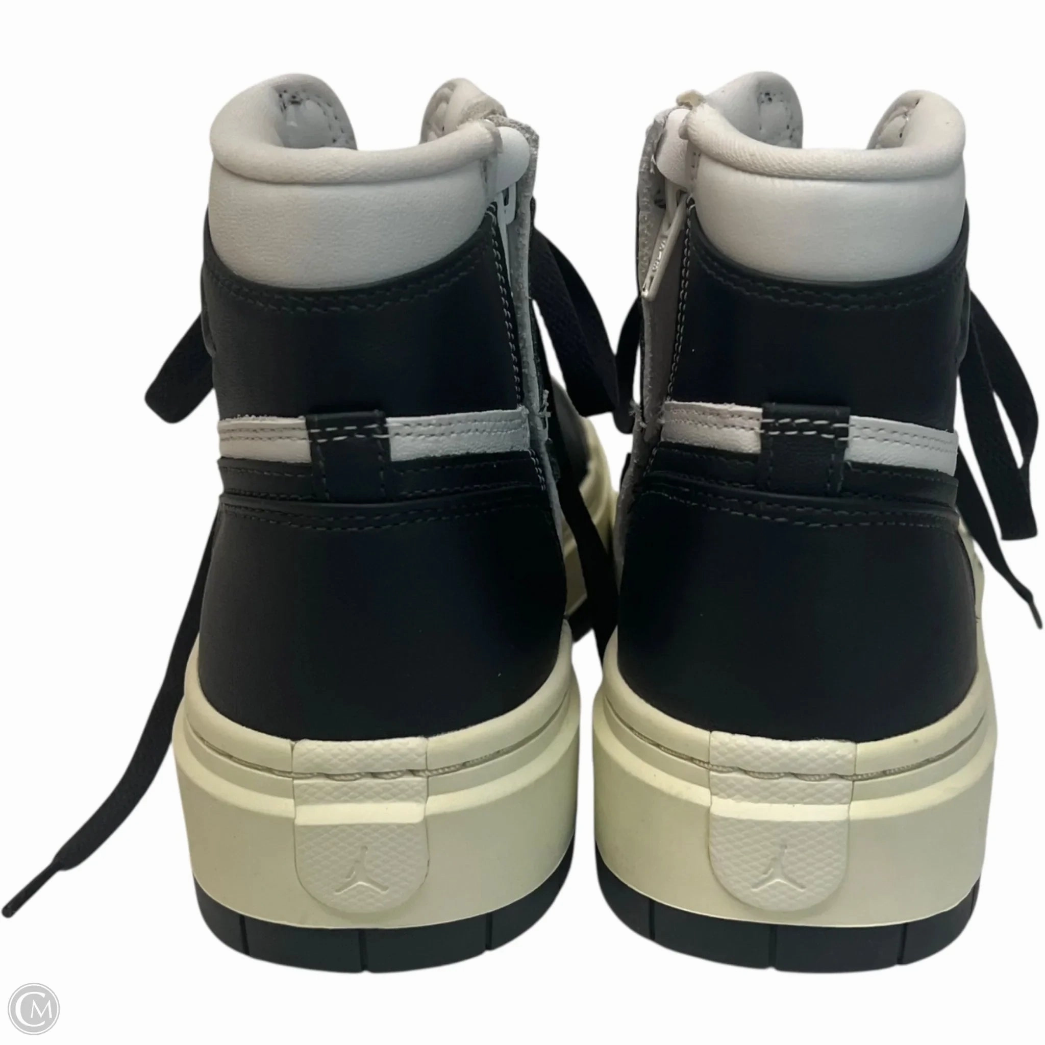 Shoes Luxury Designer By Jordan In Black & White, Size: 9.5 Sneakers Janesville Wi