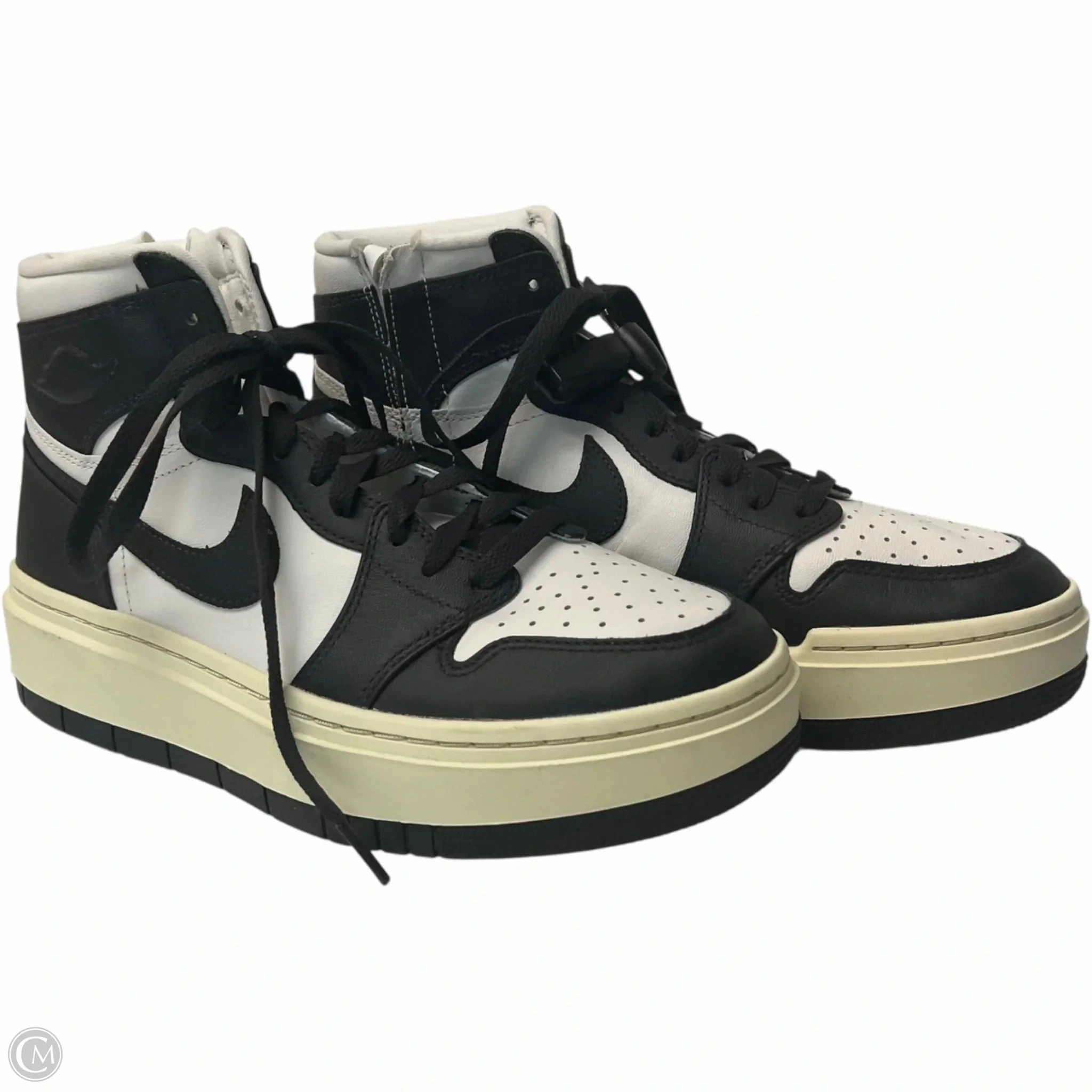 Shoes Luxury Designer By Jordan In Black & White, Size: 9.5 Louis Vuitton Slip On Sneakers