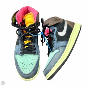 Shoes Luxury Designer By Jordan In Multi-colored, Size: 9 Spring Sneakers