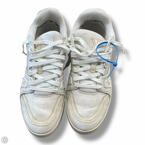 Wide Width Casual Country Bar Shoes Shoes Luxury Designer By Louis Vuitton In Ivory, Size: 9