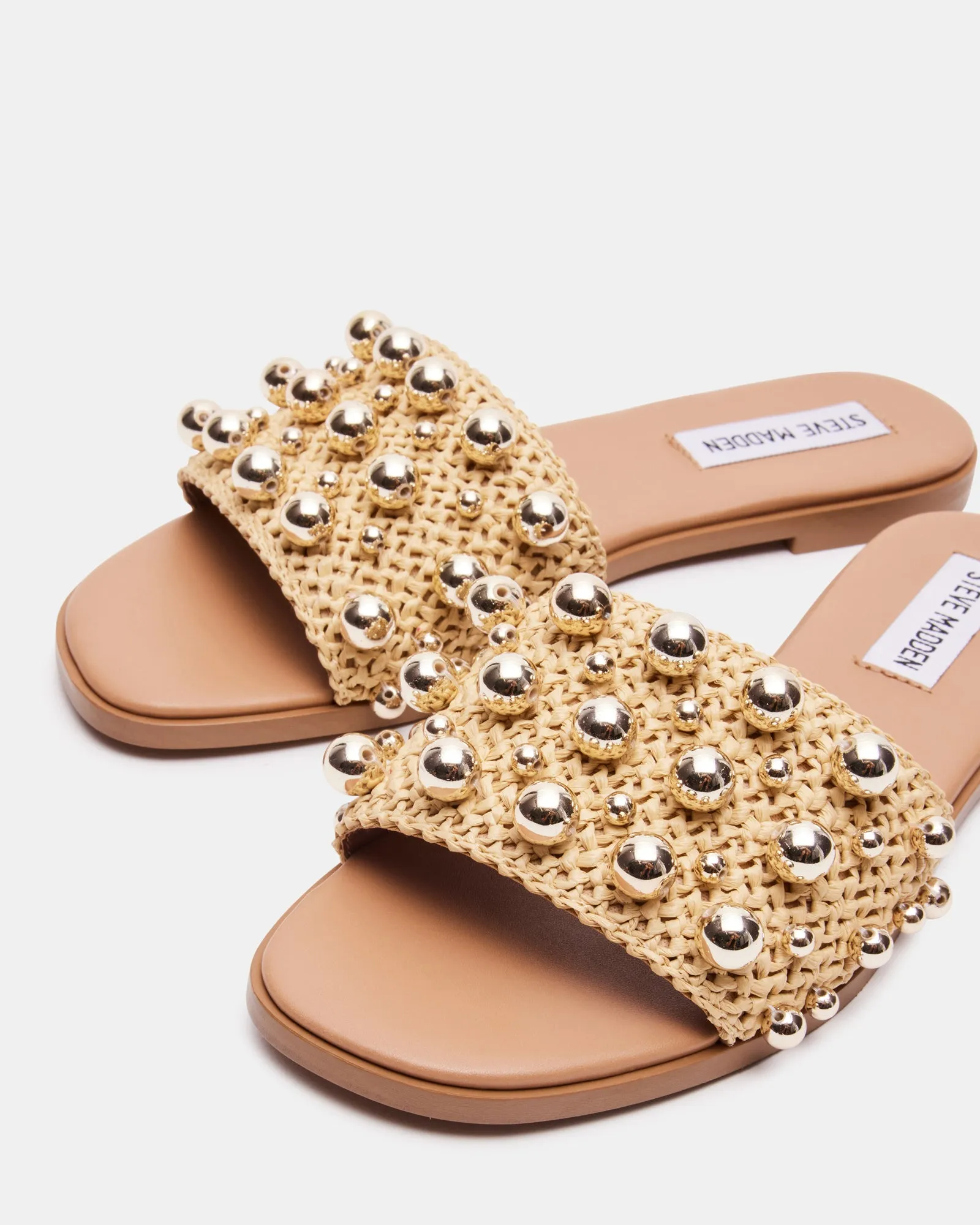 KEELY NATURAL RAFFIA Sandals St Thomas