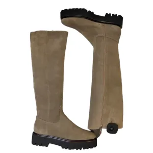 Boots Designer By Aquatalia  Size: 7.5 Black Boots Above The Knee