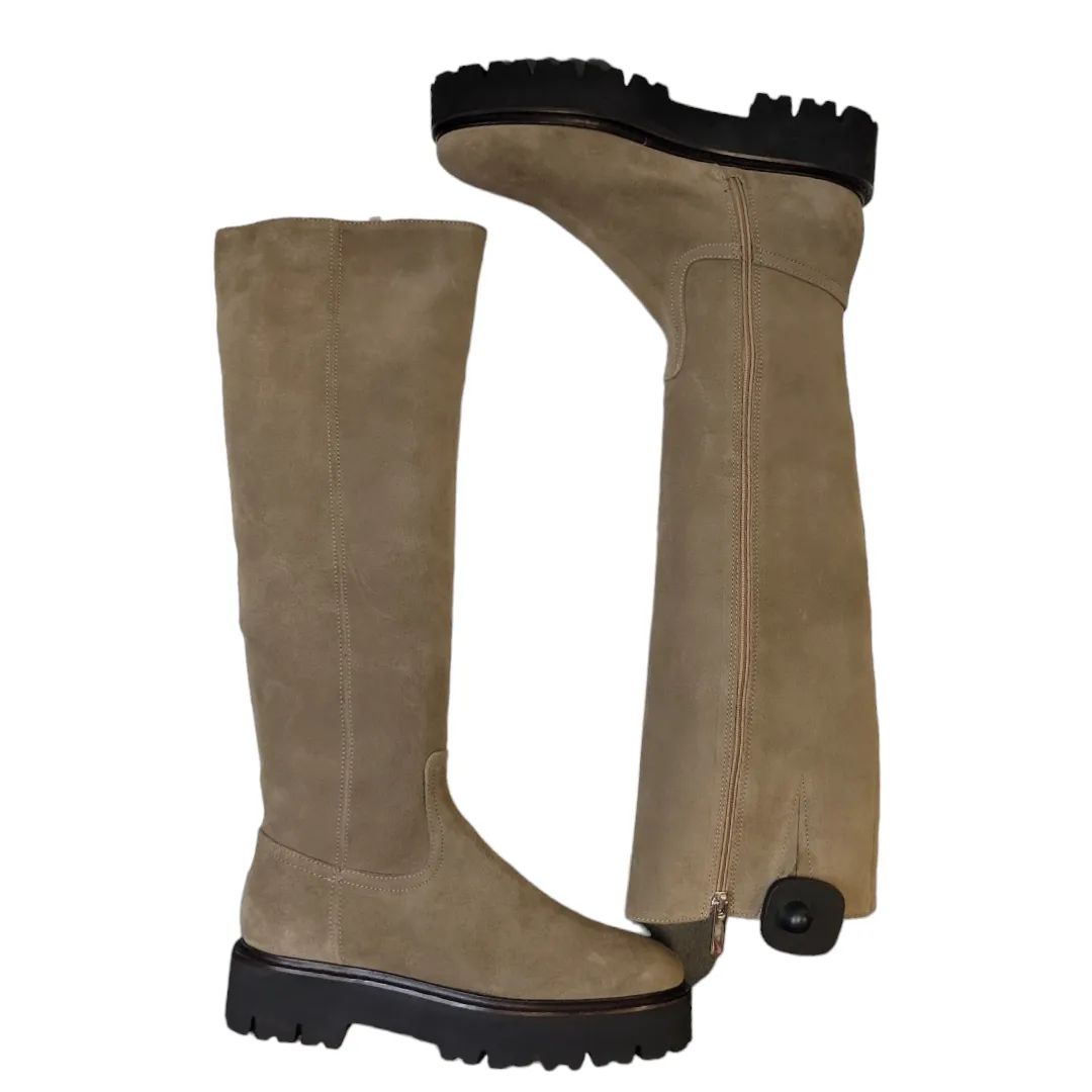 Boots Designer By Aquatalia  Size: 7.5 Wide Calf Moto Boots