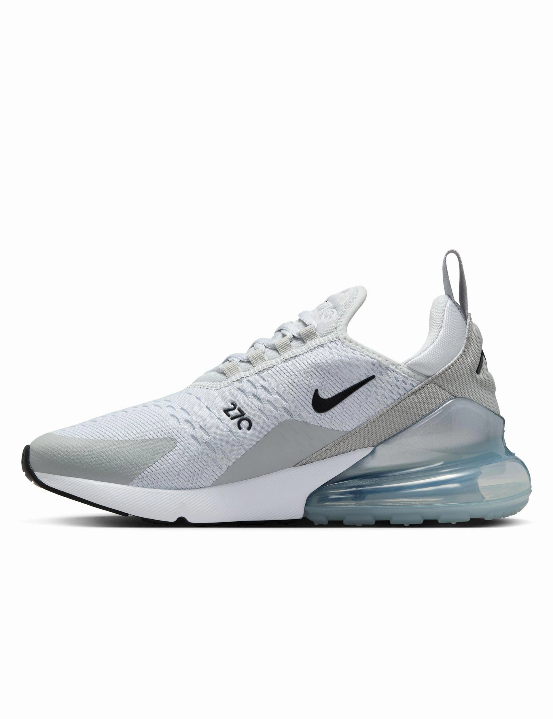 Nike Shoes Limited Edition Air Max 270 Shoes - Pure Platinum/Black/Light Smoke Grey