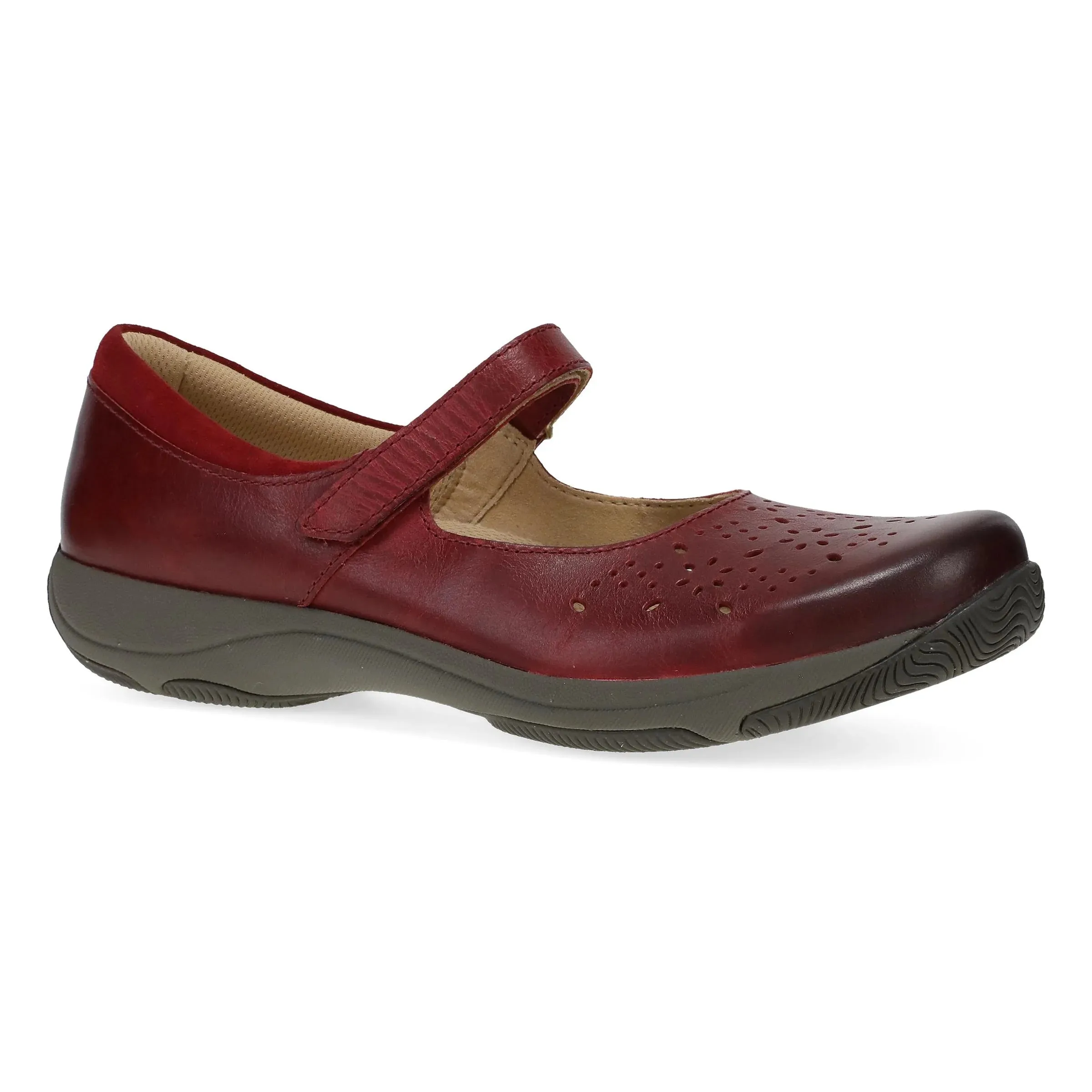 Steel Toe Shoes Casual DANSKO STACY RED