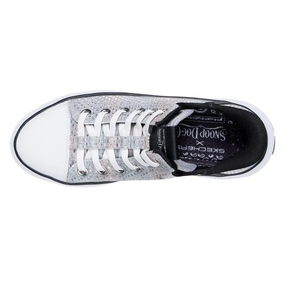 Sweet Classic Leather Casual Shoes Skechers Slip-ins x Snoop Dogg Disco Snoop Slip On Sneakers