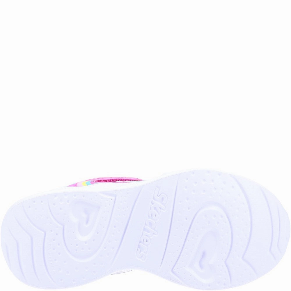 Skechers Heart Lights Rainbow Lux Sports Shoes
